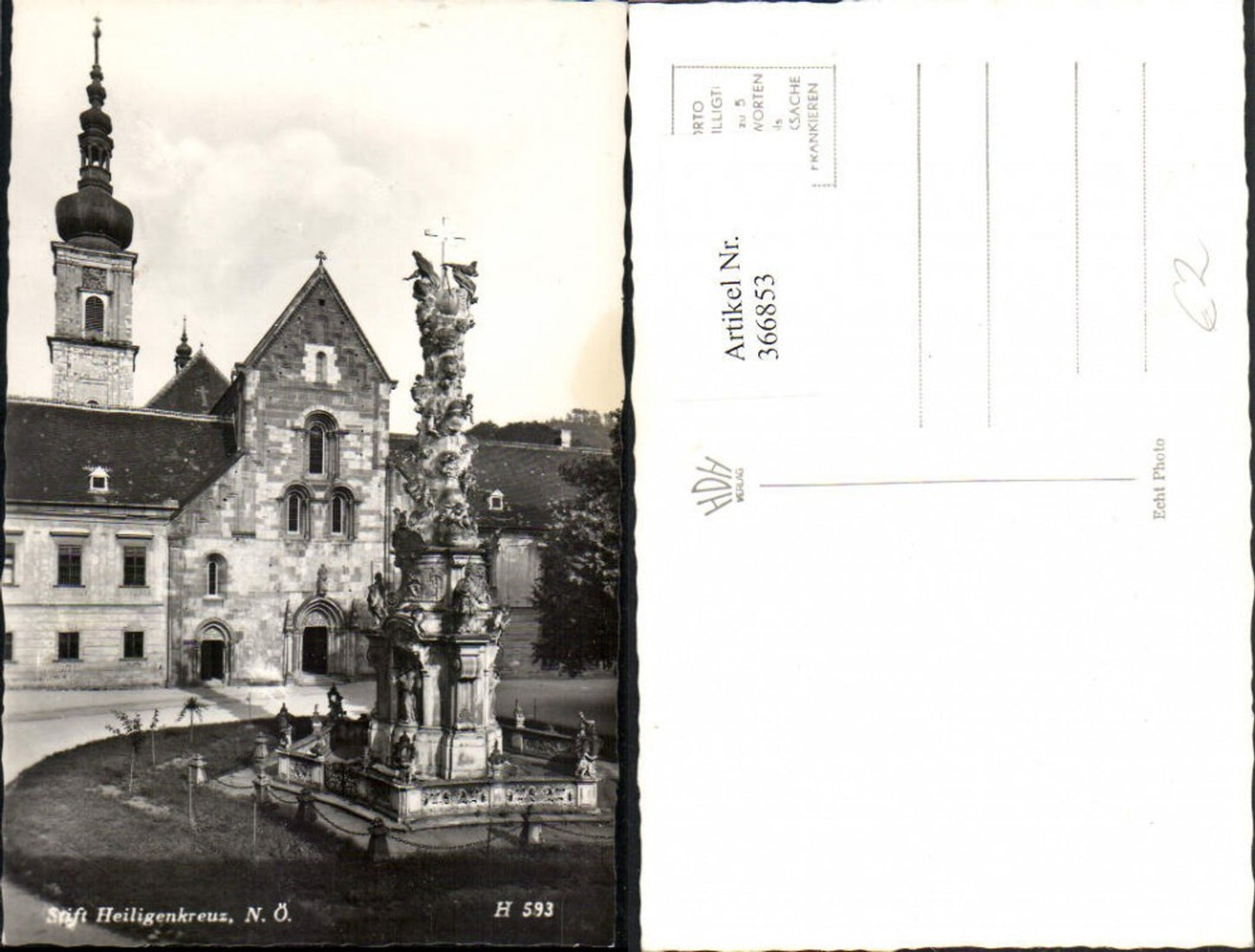 366853,Stift Heiligenkreuz Dreifaltigkeitssäule Kirche