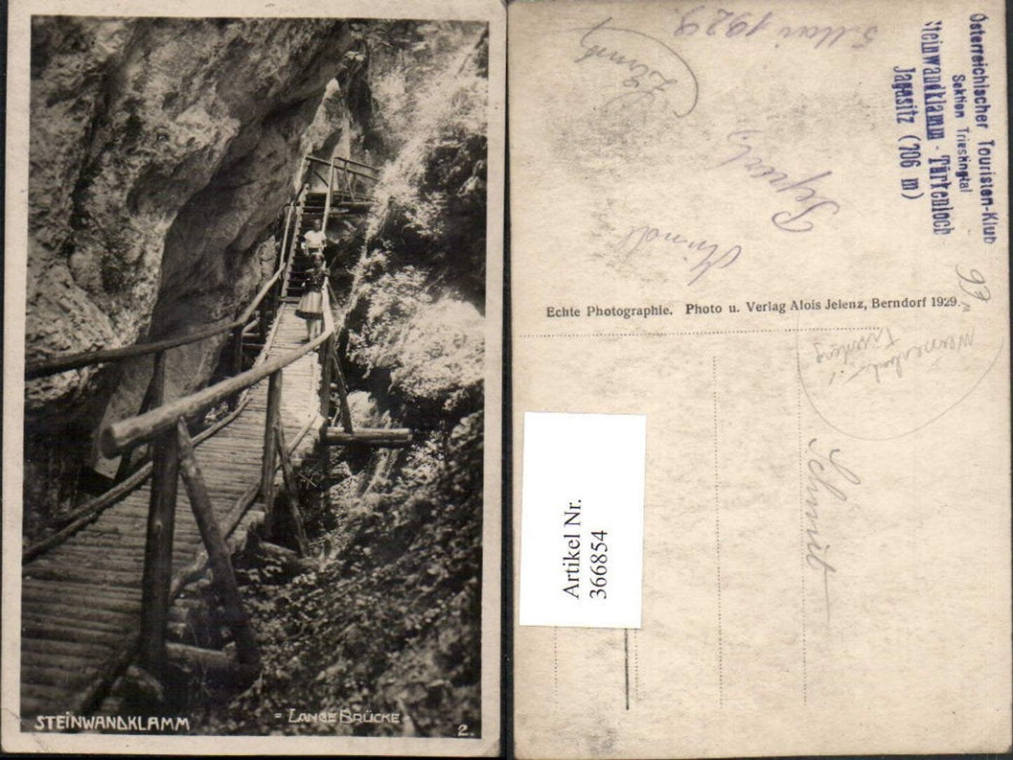 366854,Steinwandklamm b. Weißenbach an d. Triesting Lange Brücke