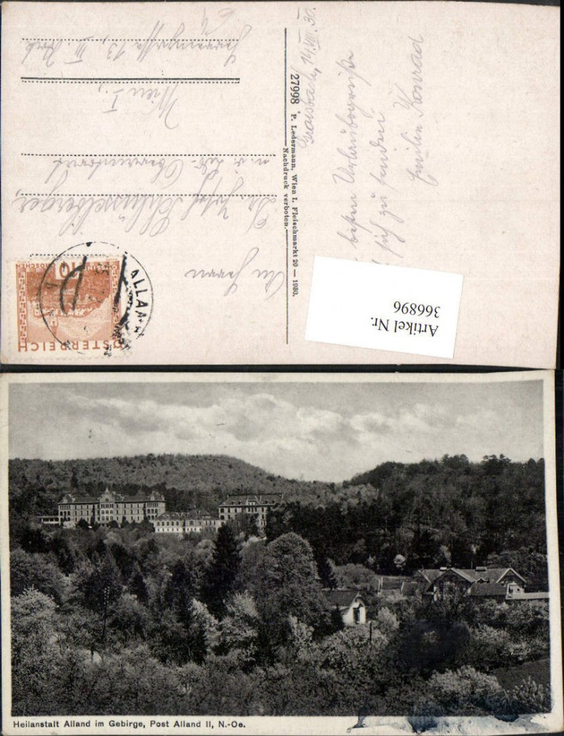 366896,Alland im Gebirge Heilanstalt