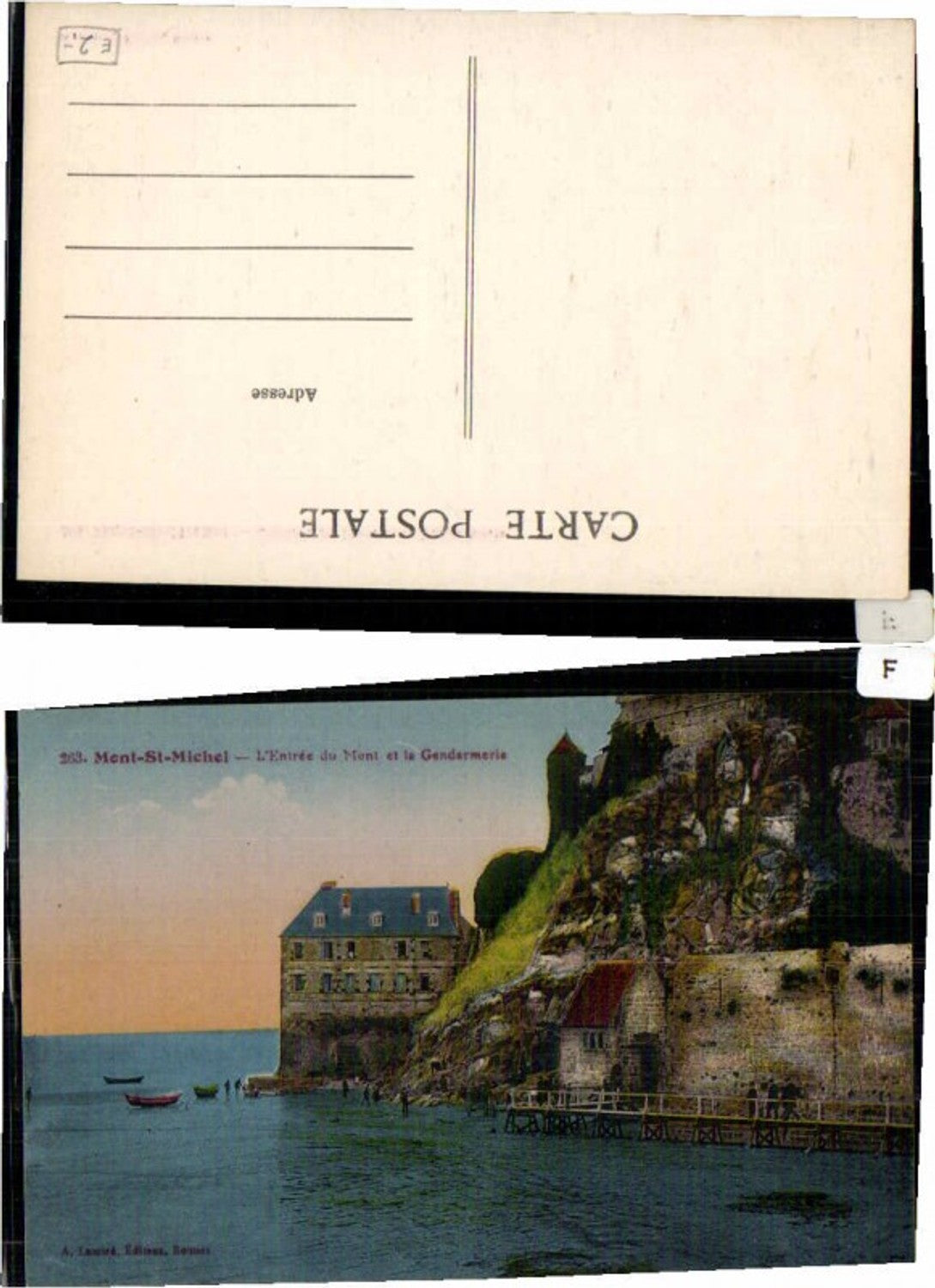 65607,Mont St Michel Mont et la Gendarmerie