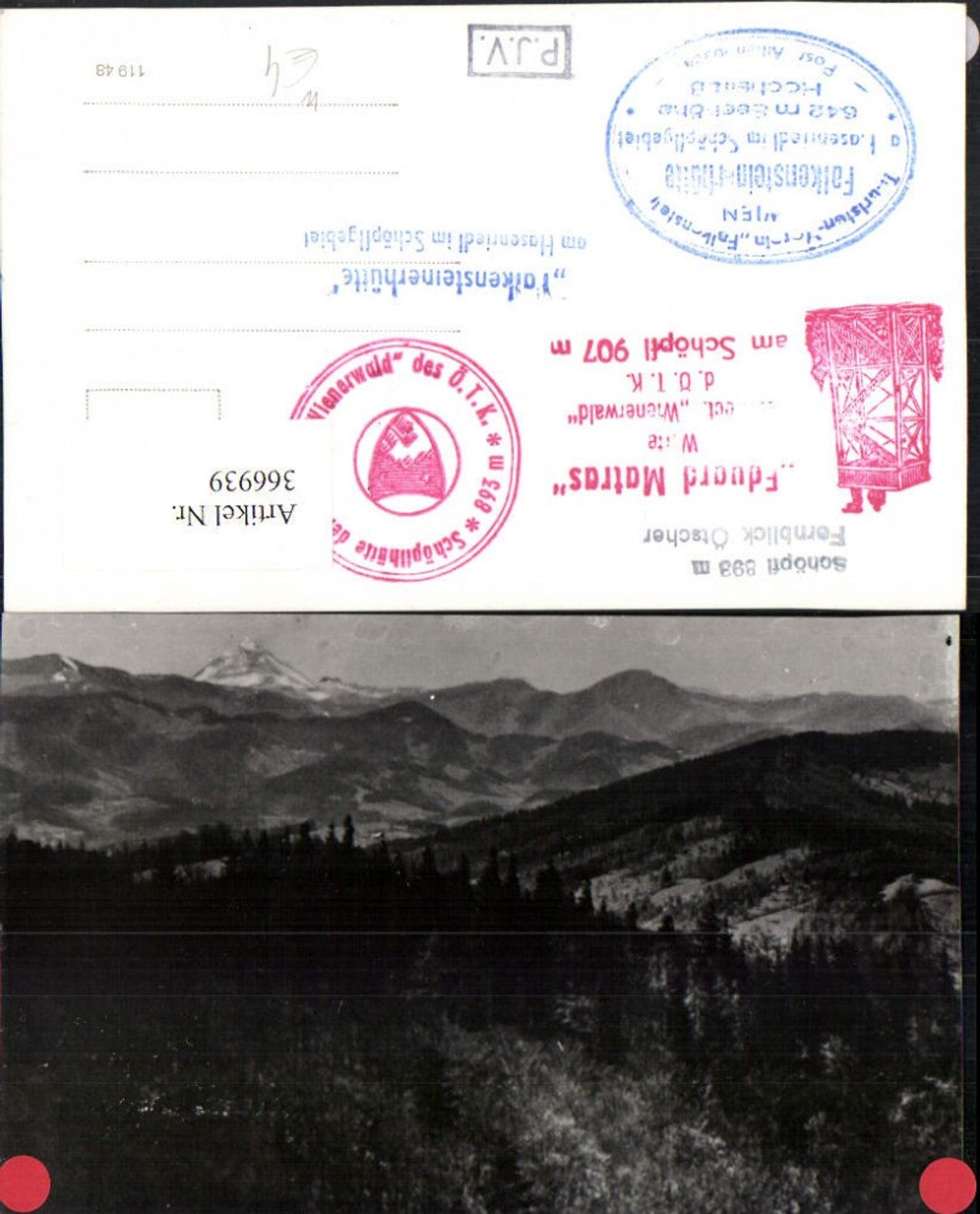 366939,Schöpfl b. St. Corona m. Ötscher Bergkulisse