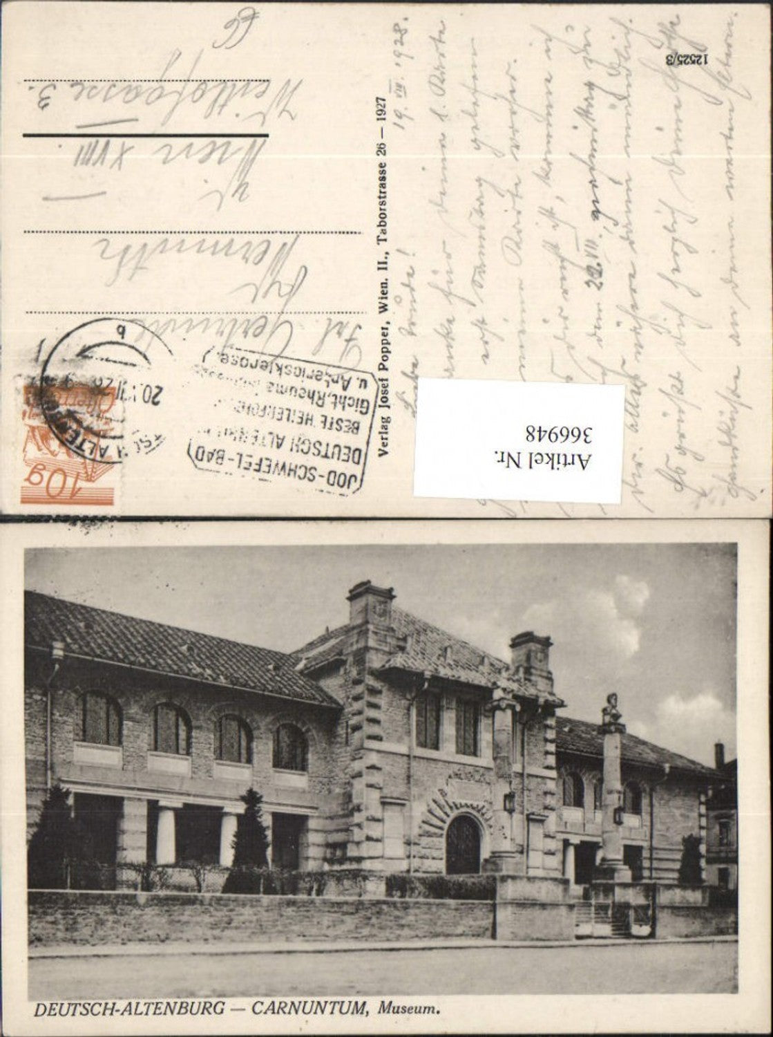 366948,Bad Deutsch-Altenburg Carnuntum Museum