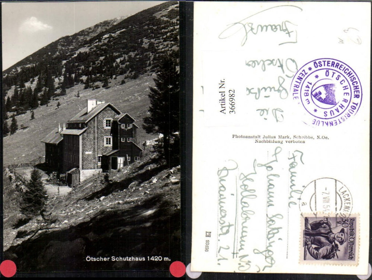 366982,Ötscher Schutzhaus Berghütte b. Lackenhof