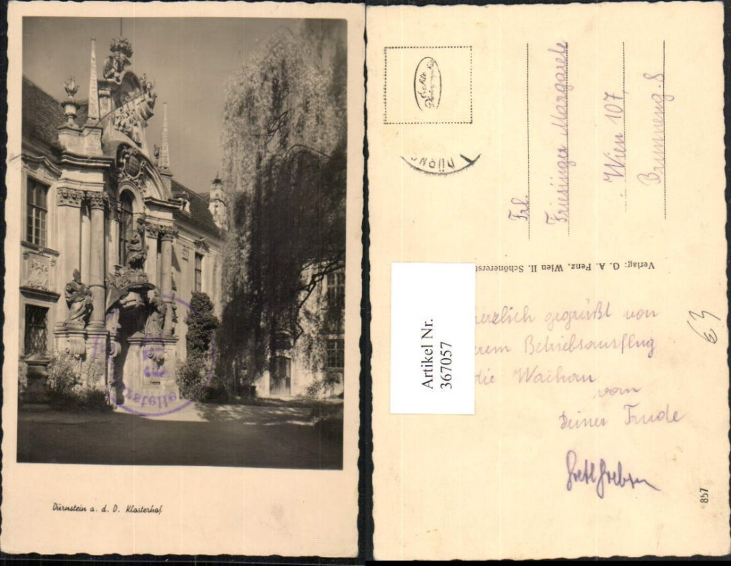 367057,Dürnstein an d. Donau Klosterhof