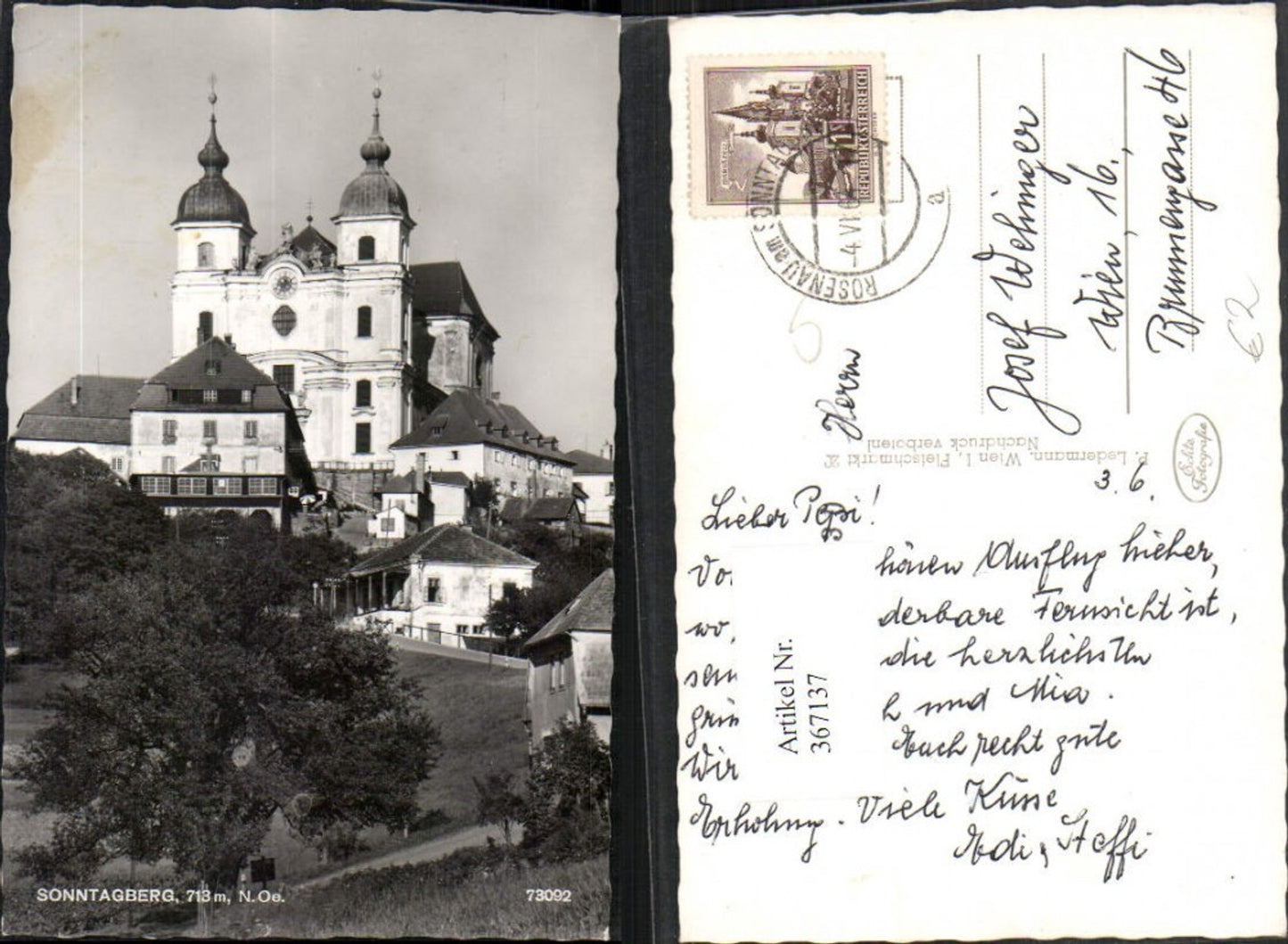 367137,Sonntagberg Basilika Kirche