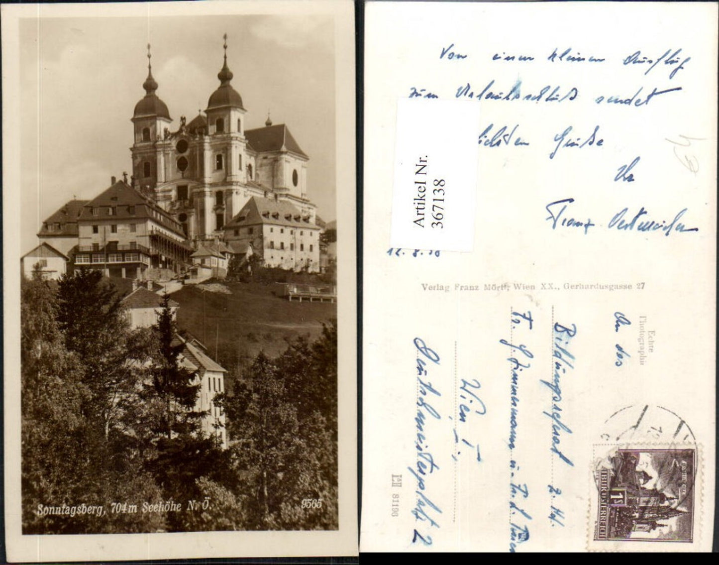 367138,Sonntagberg Basilika Kirche