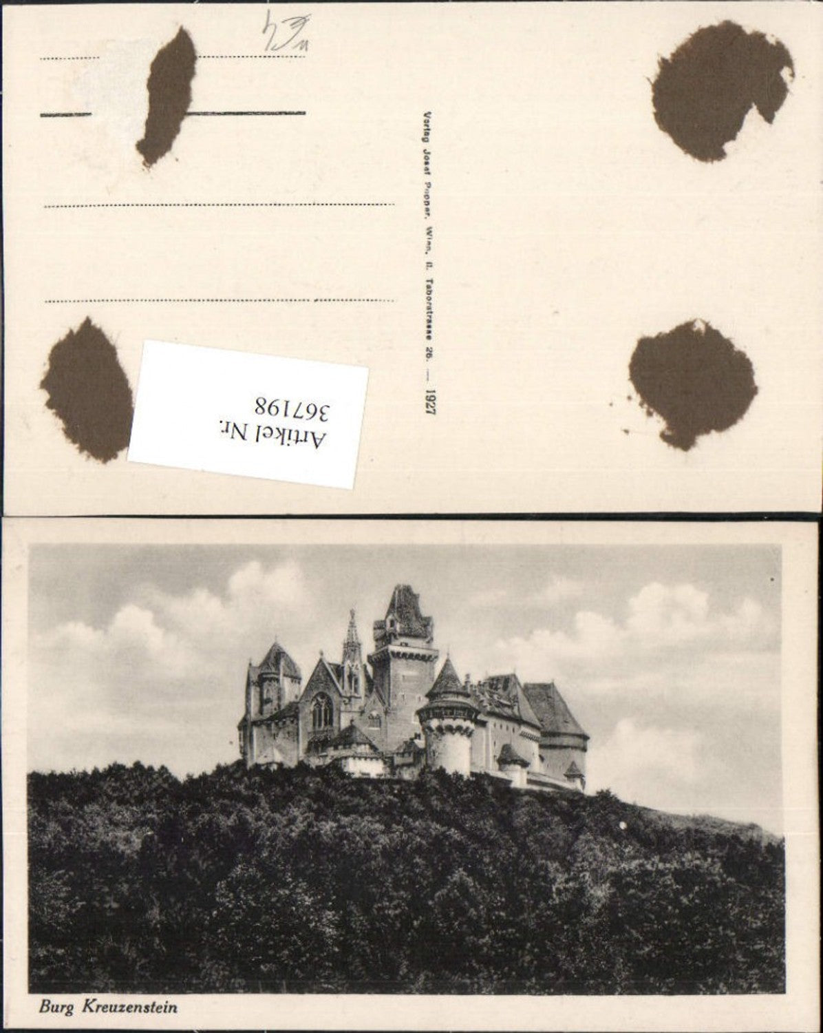 367198,Burg Kreuzenstein b. Leobendorf