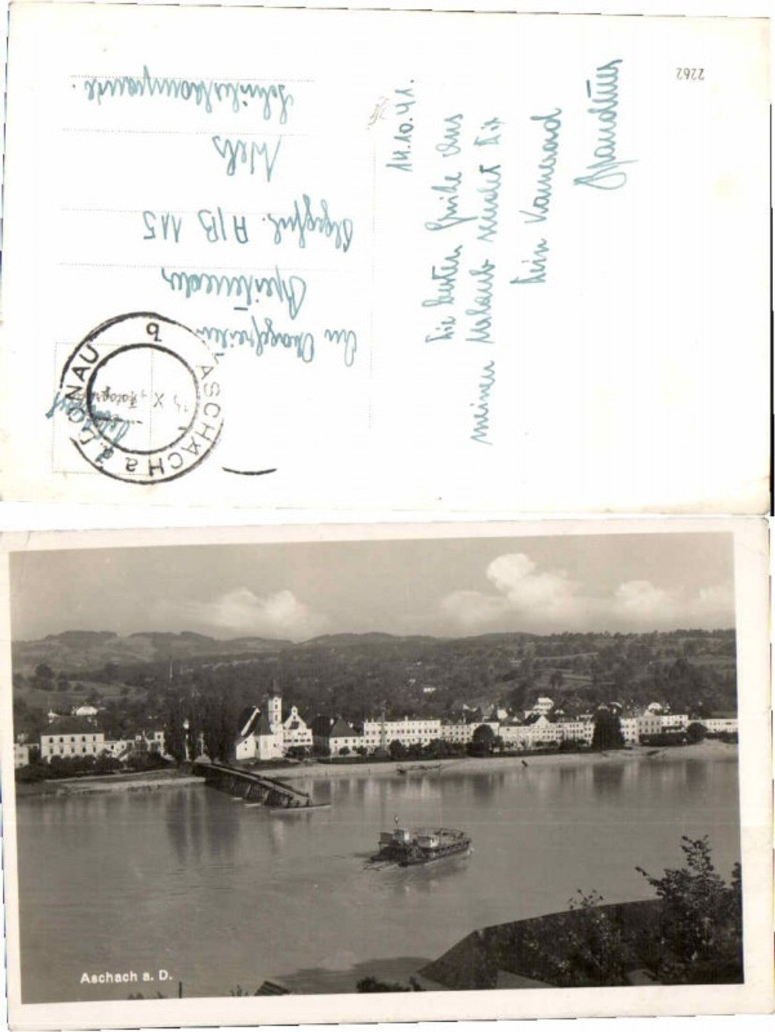 66107, Aschach an der Donau Ferry on the river