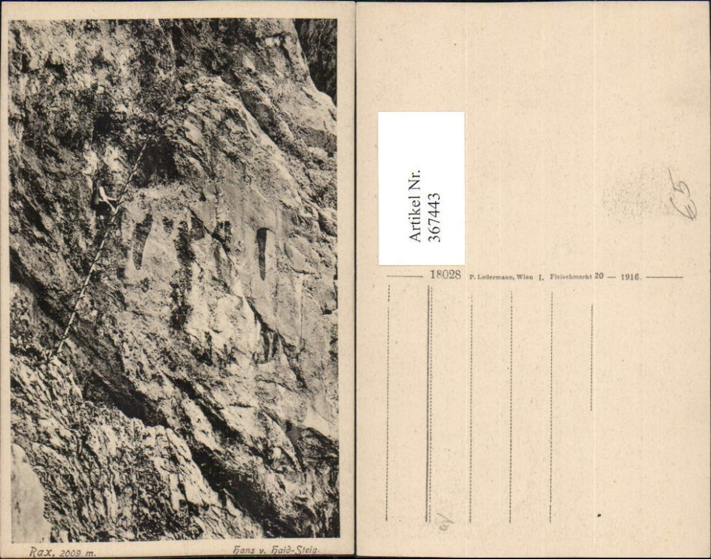 367443,Rax Hans von Haid-Steig b. Prein Leiter