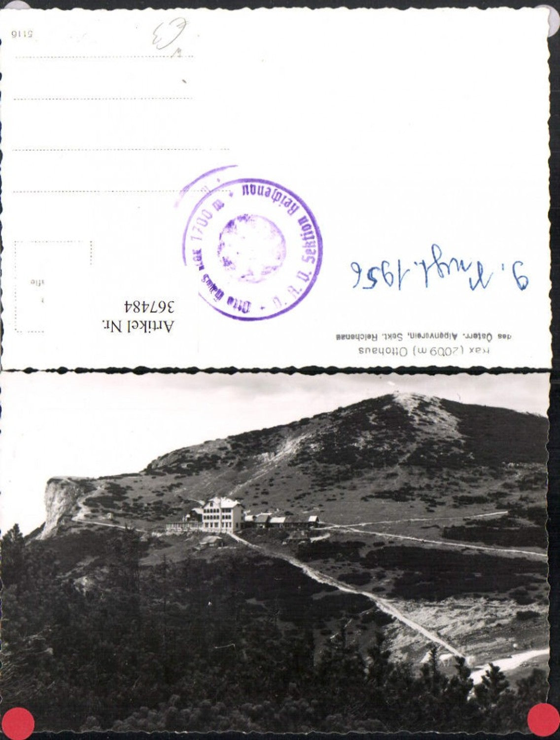 367484,Rax Ottohaus Berghütte b. Reichenau
