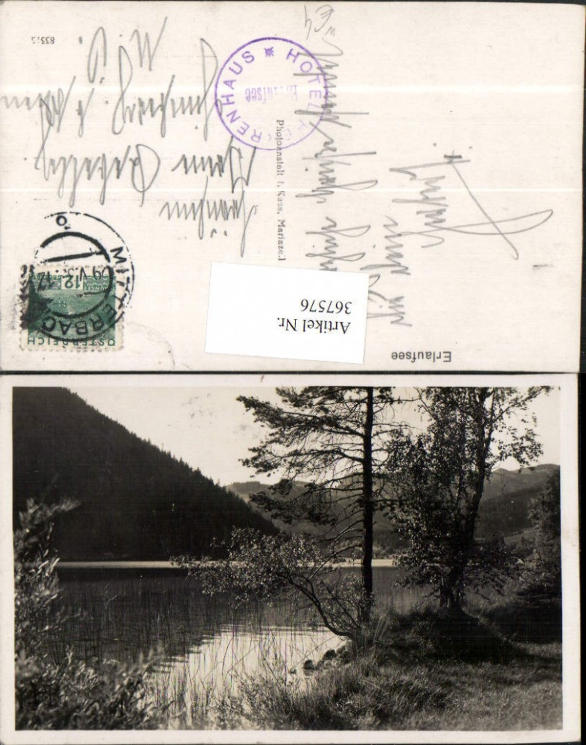 367576,Erlaufsee See b. Mitterbach