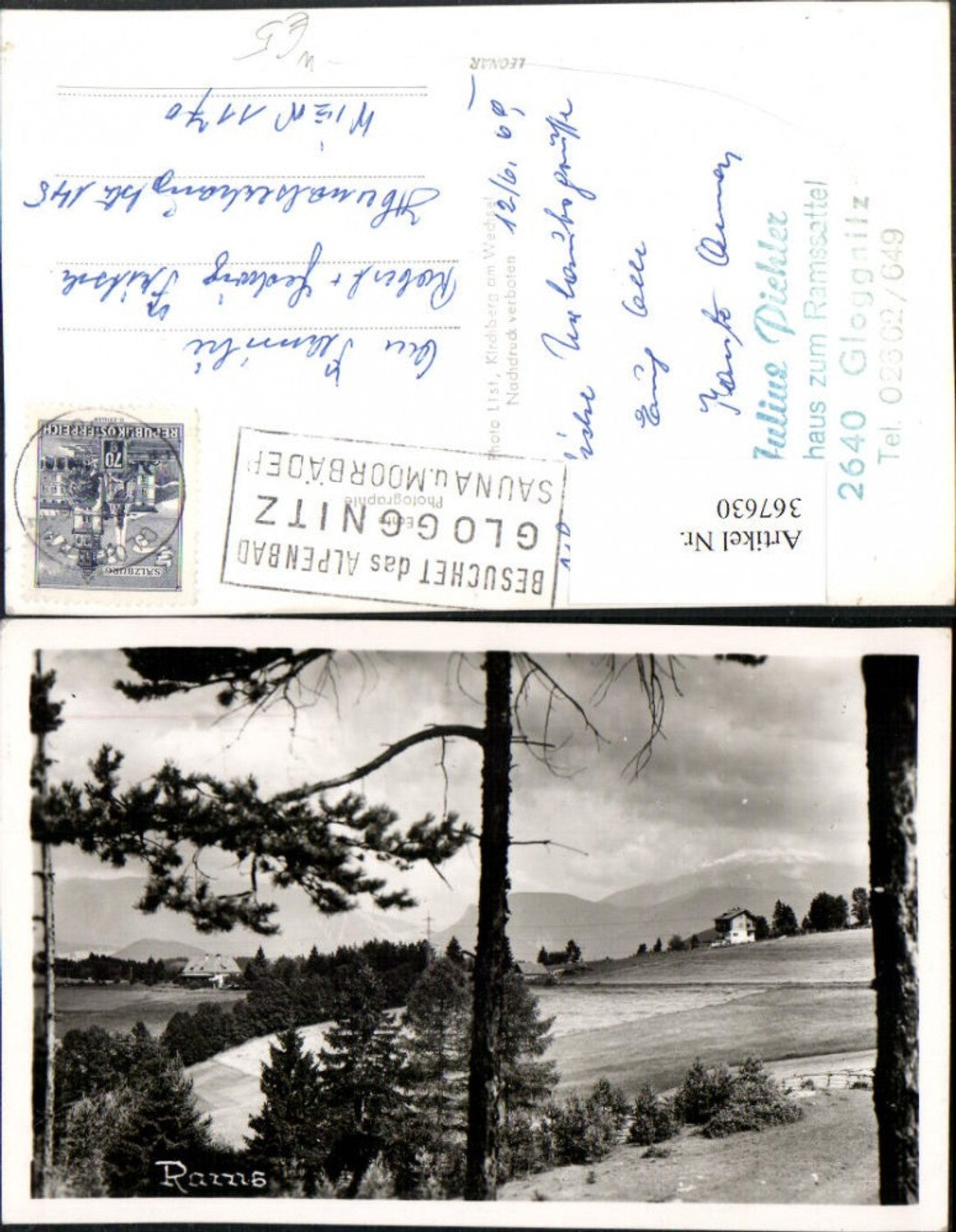367630,Rams b. Gloggnitz Landschaft Bergkulisse
