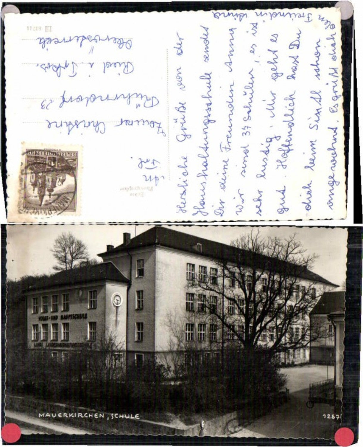 66368,Mauerkirchen Partie an der Schule