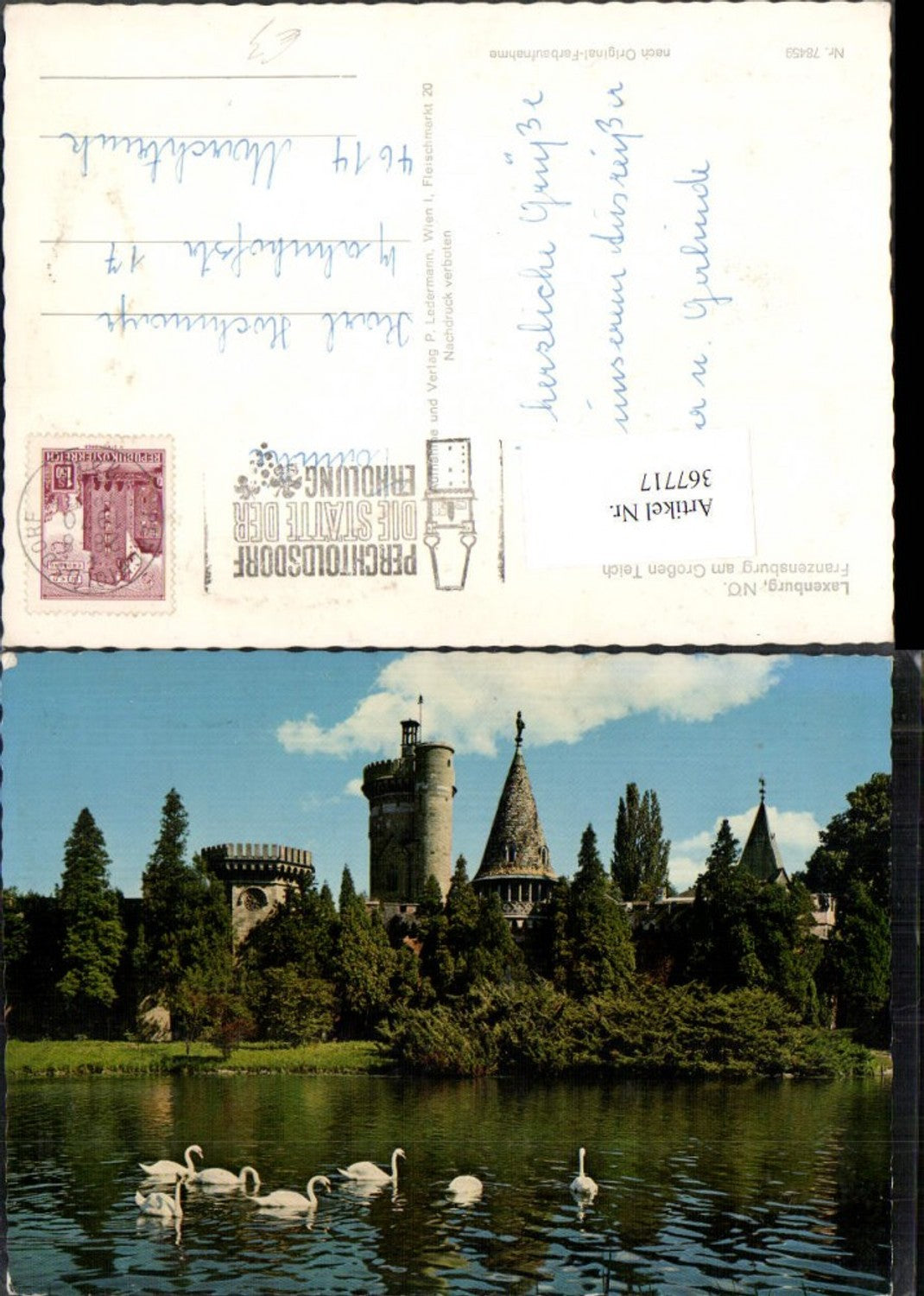 367717,Laxenburg Franzensburg Bug am Großen Teich Schwäne