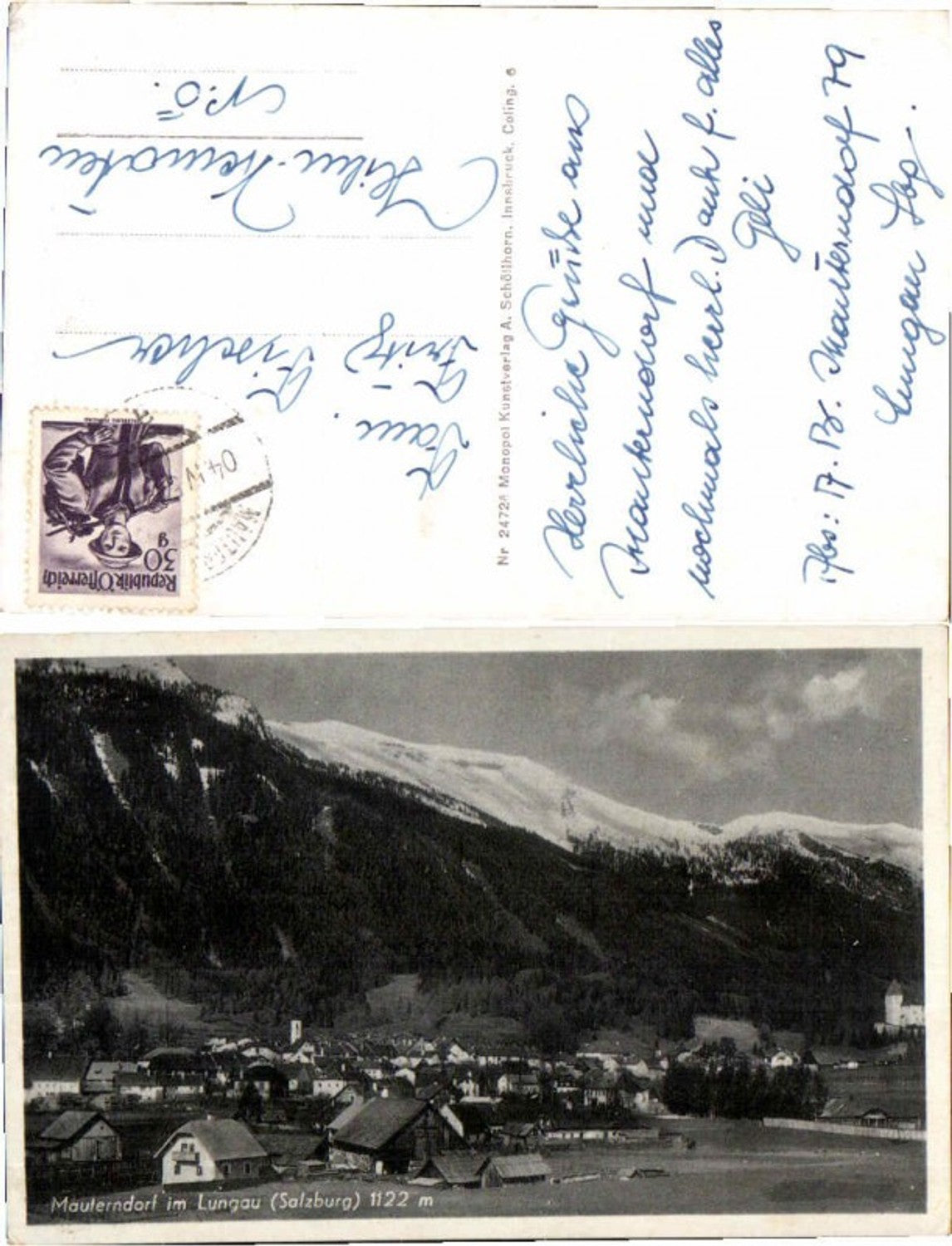 Alte Ansichtskarte – Old Postcard
