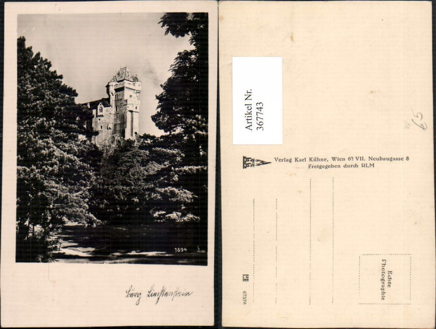 367743,Mödling Burg Liechtenstein