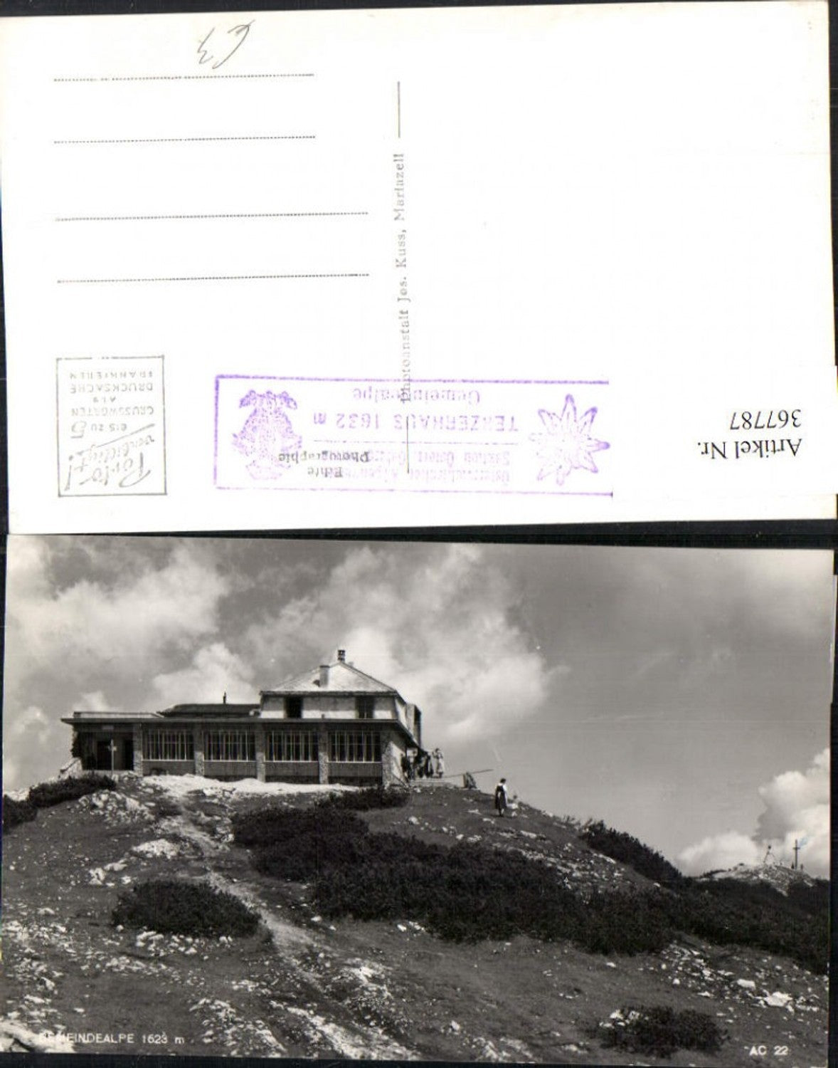 367787,Gemeindealpe b. Mitterbach Terzerhaus Berghütte