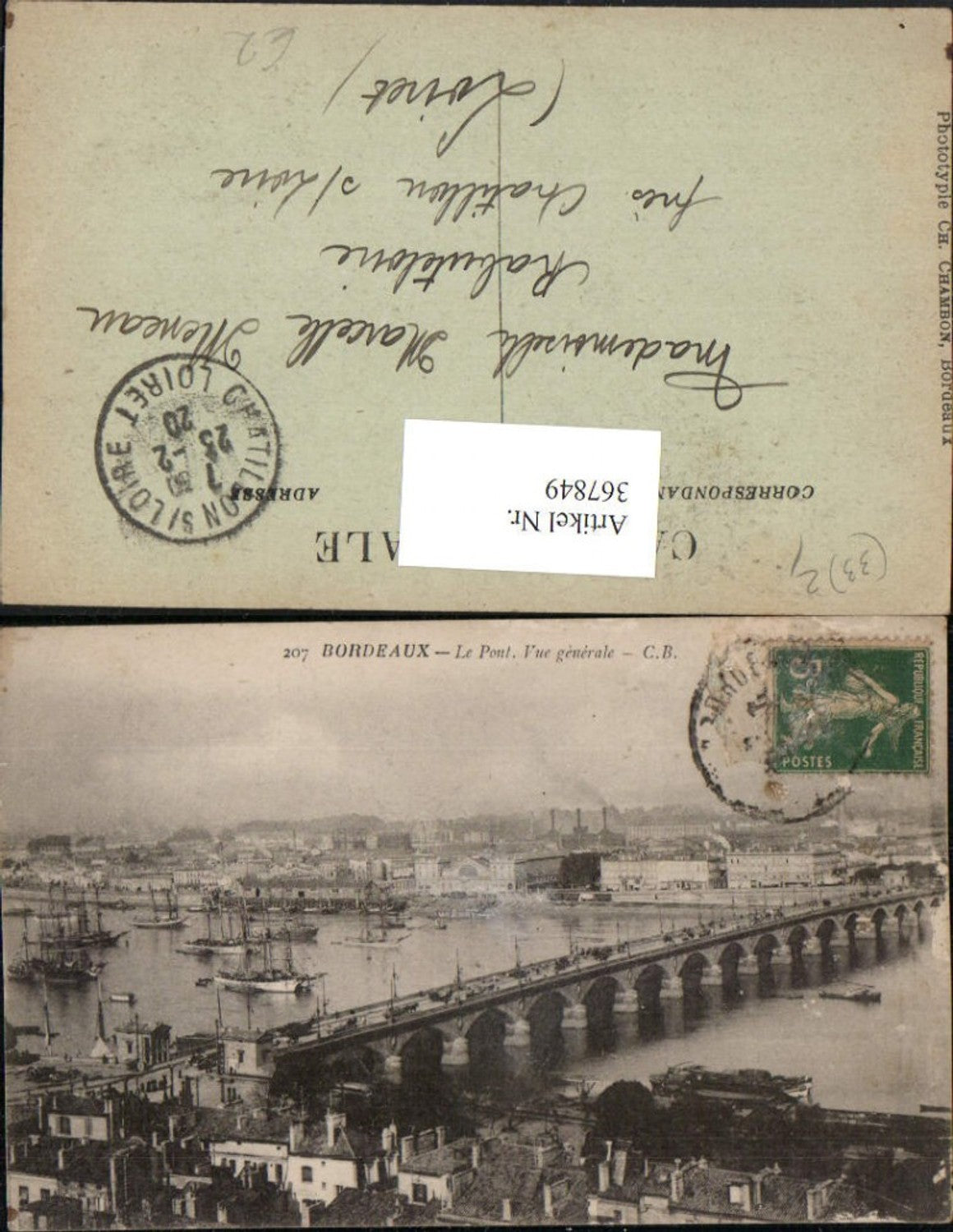 367849,Aquitanien Gironde Bordeaux Le Pont Vue generale Teilansicht Brücke