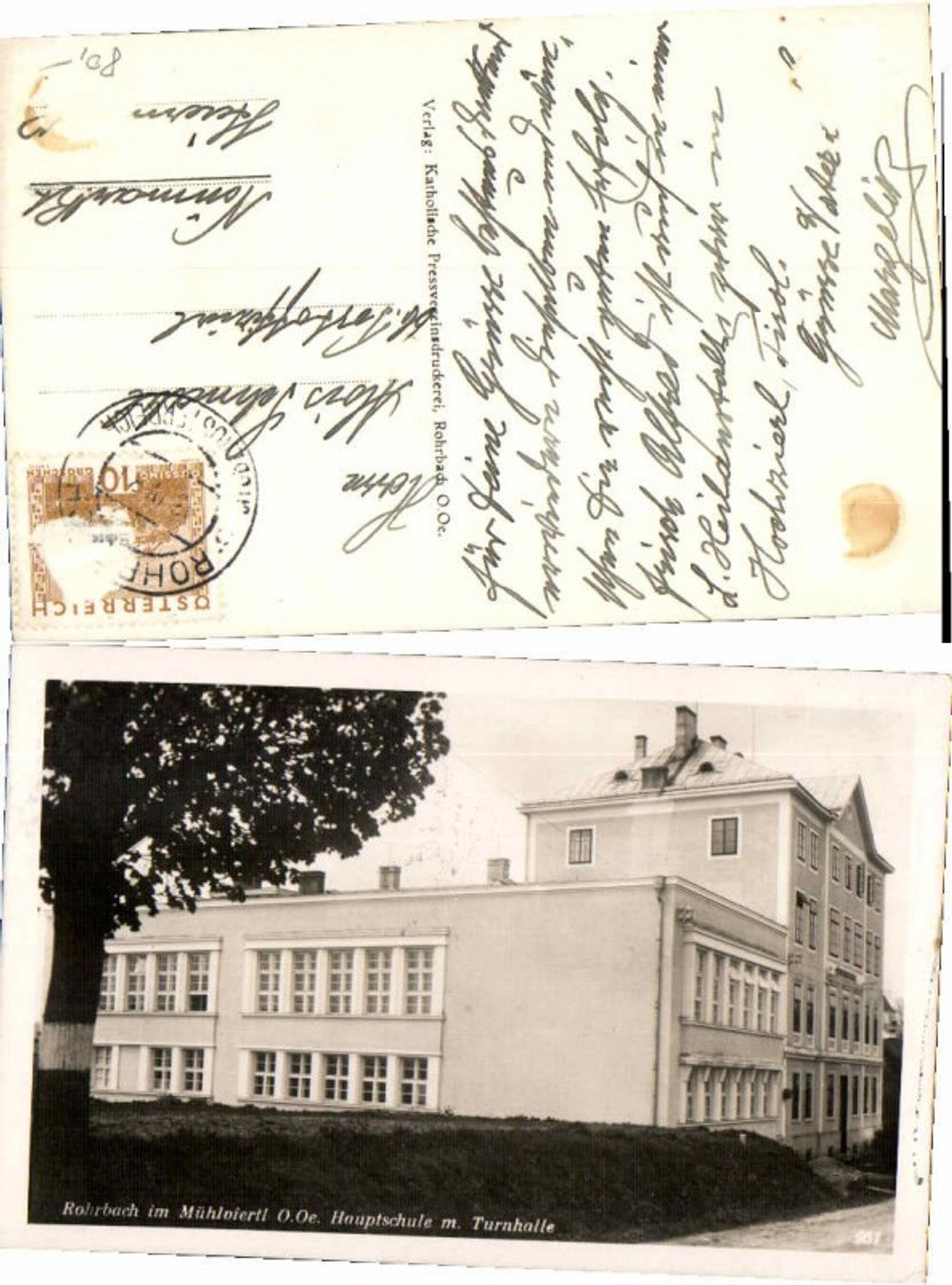 66540, Rohrbach im Mühlviertel, Hauptschule Turnhalle 135