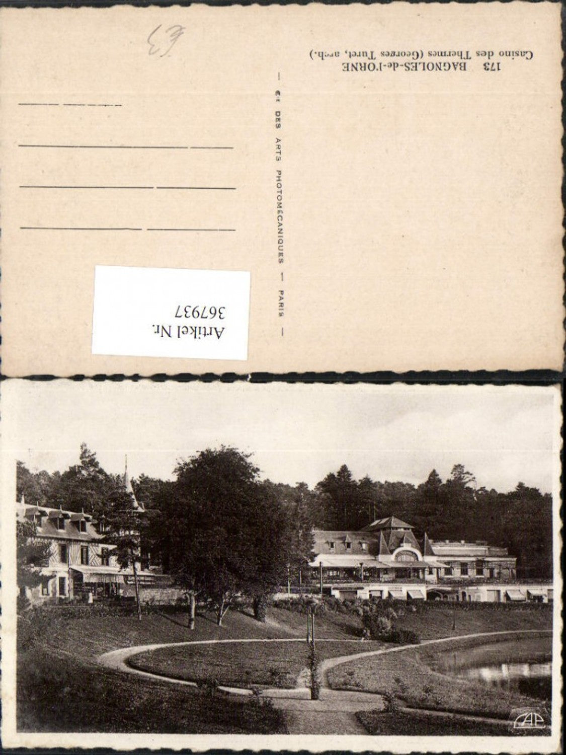 367937,Bassen-Normandie Orne Bagnoles-de-l'Orne Casino des Thermes