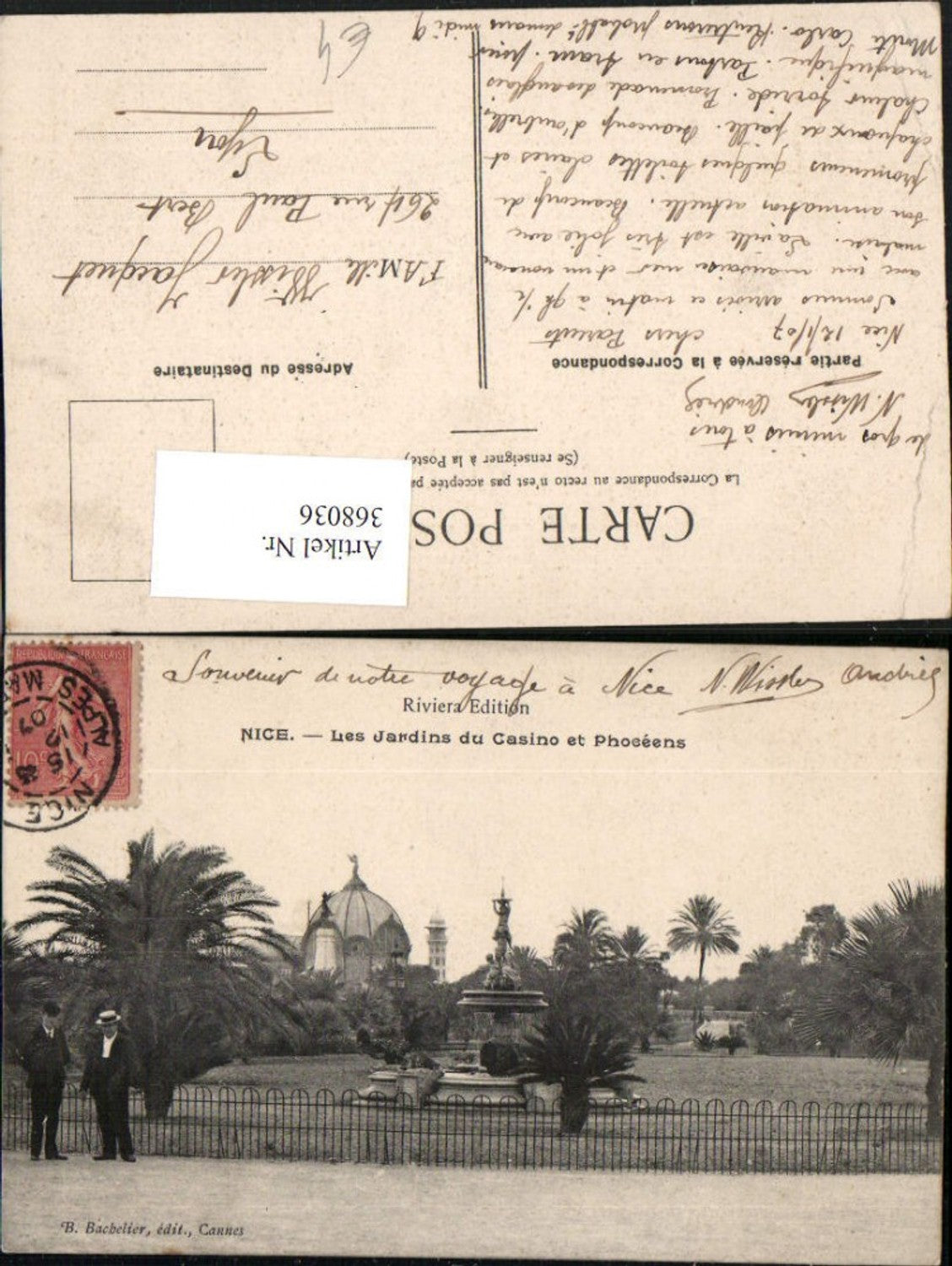 368036,Provence-Alpes-Cote-Azur Alpes-Maritimes Nice Nizza Les Jardins du Casino et Phoceens Park