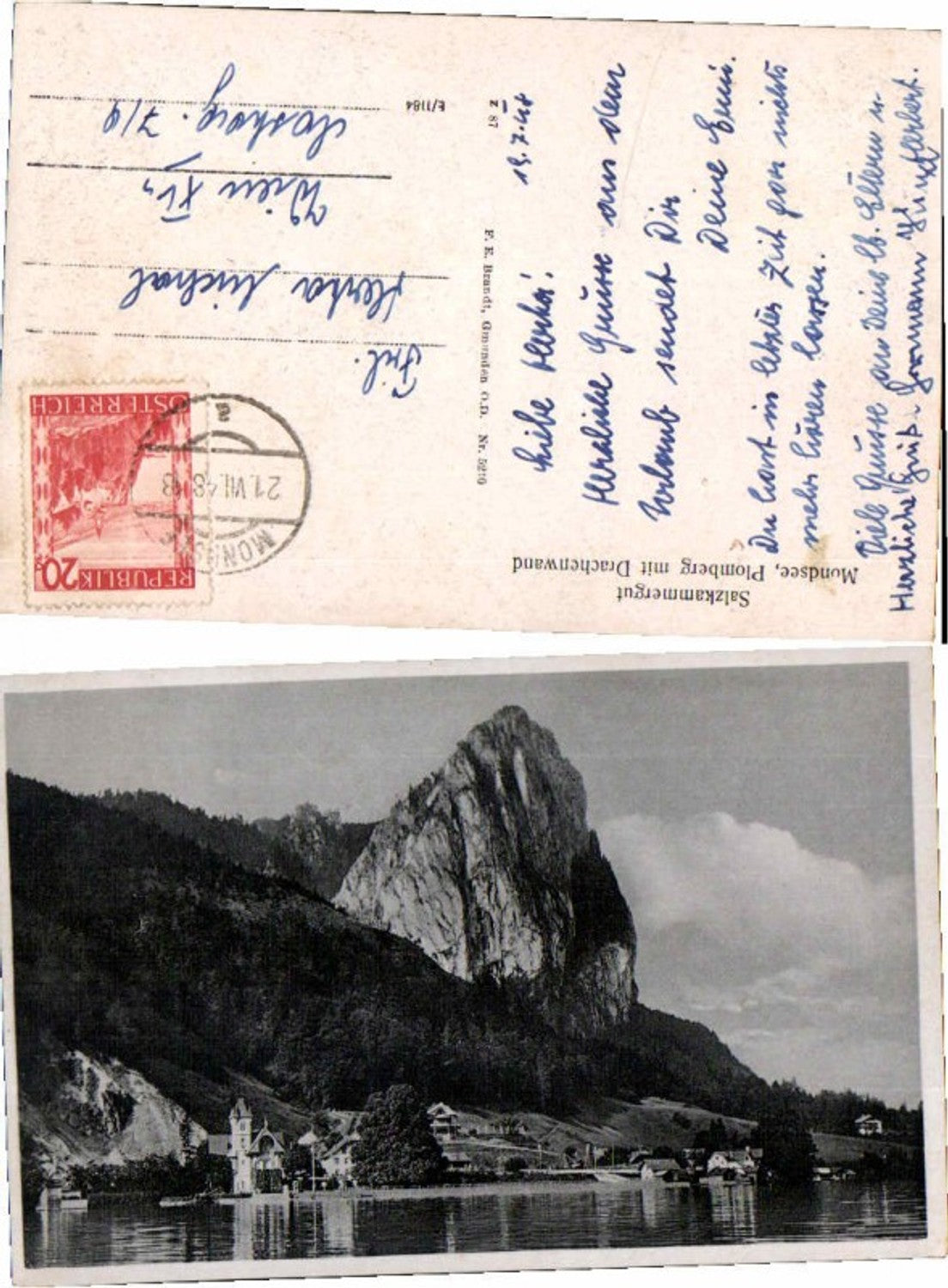 66764, Mondsee Plomberg Drachenwand Brandt 5210