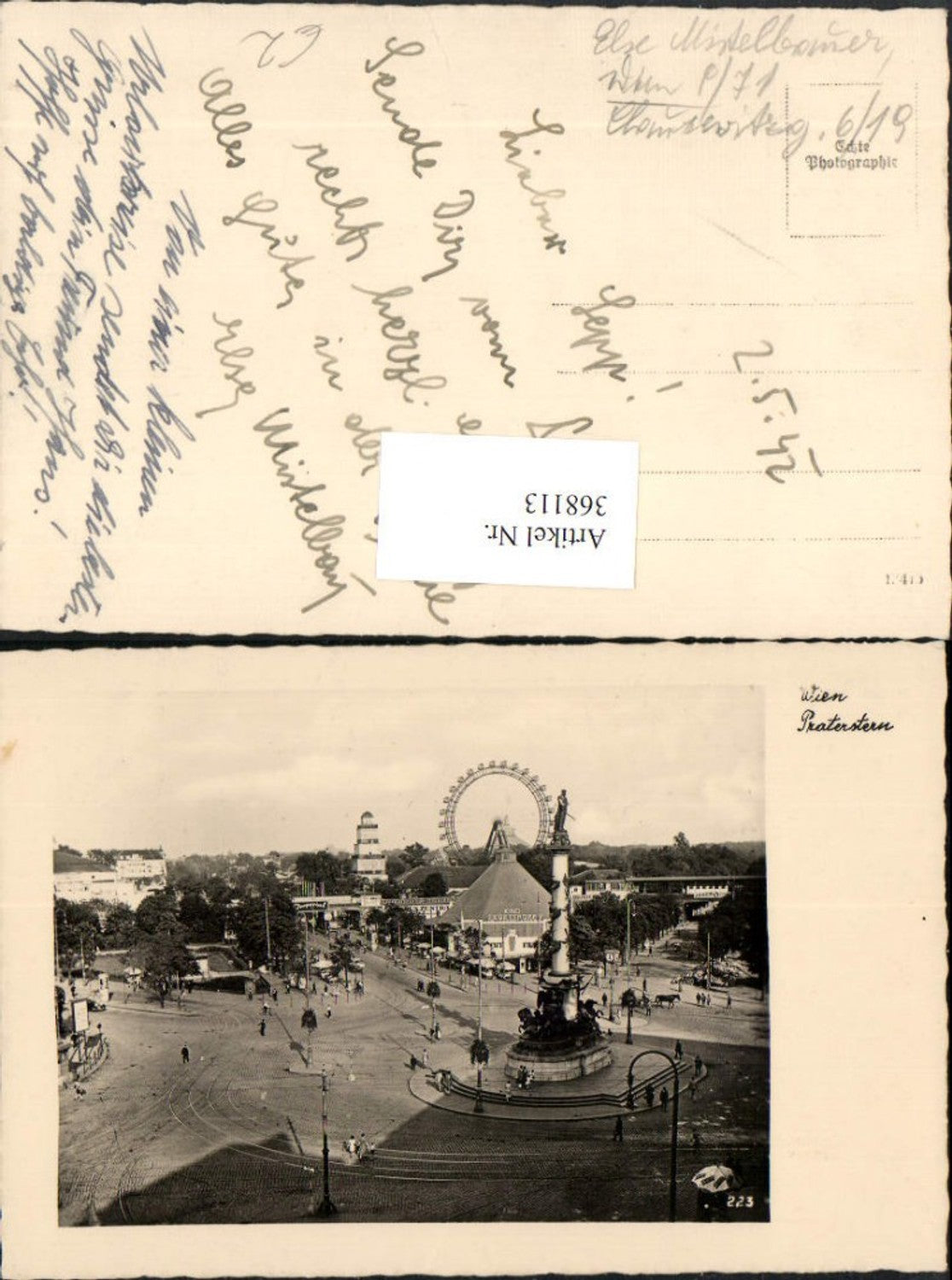 Alte Ansichtskarte – Old Postcard