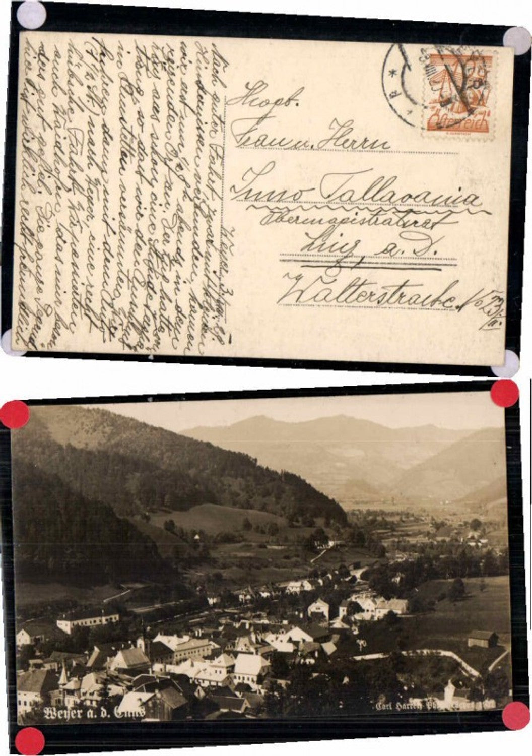66807, Postcard Weyer ad Enns 1927