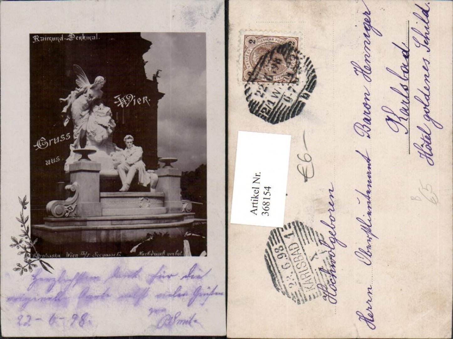 Alte Ansichtskarte – Old Postcard