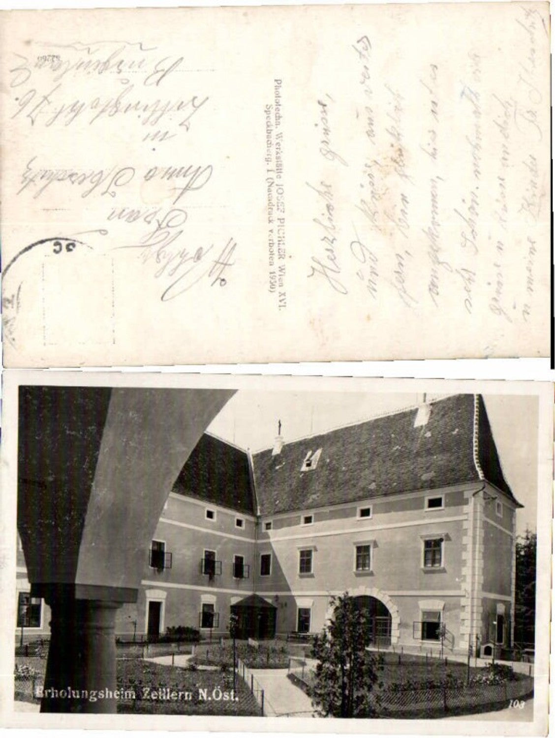 66914,Heim Zeillern bei Amstetten Partie im Hof