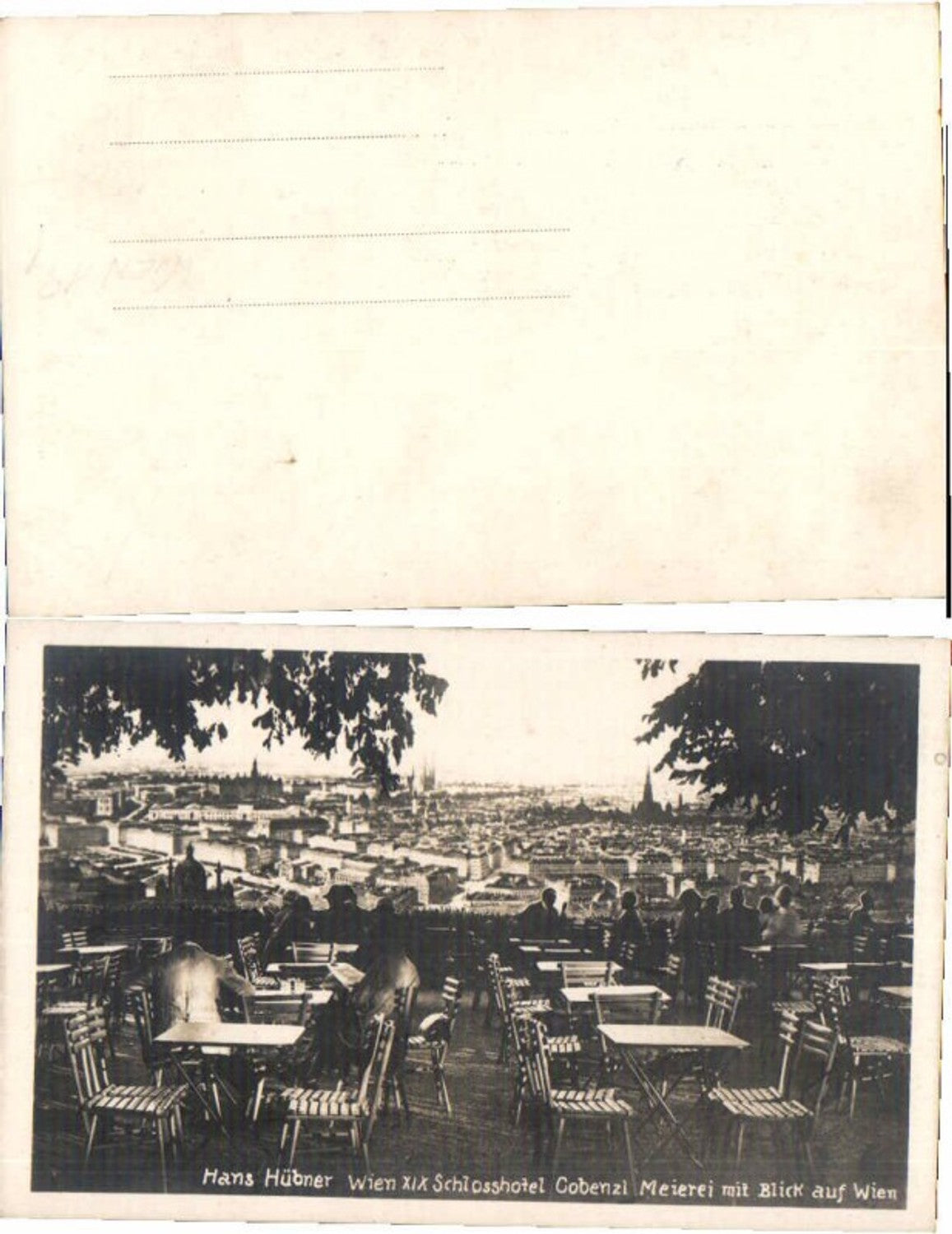 66946,Wien Kobenzl Meierei Gastgarten 1925