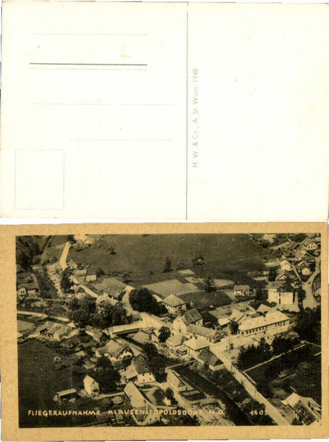 66968,Fliegeraufnahme Klausen Leopoldsdorf bei Wien