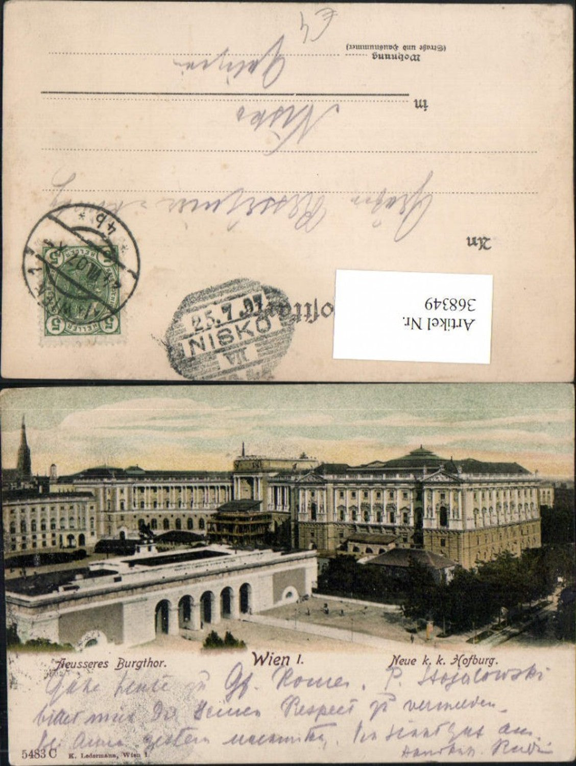 Alte Ansichtskarte – Old Postcard