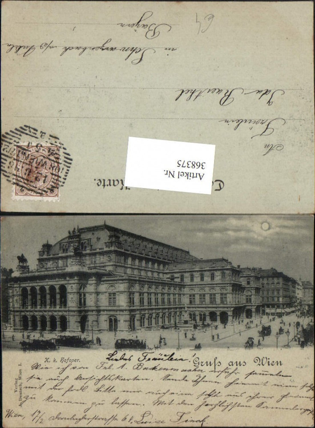 Alte Ansichtskarte – Old Postcard