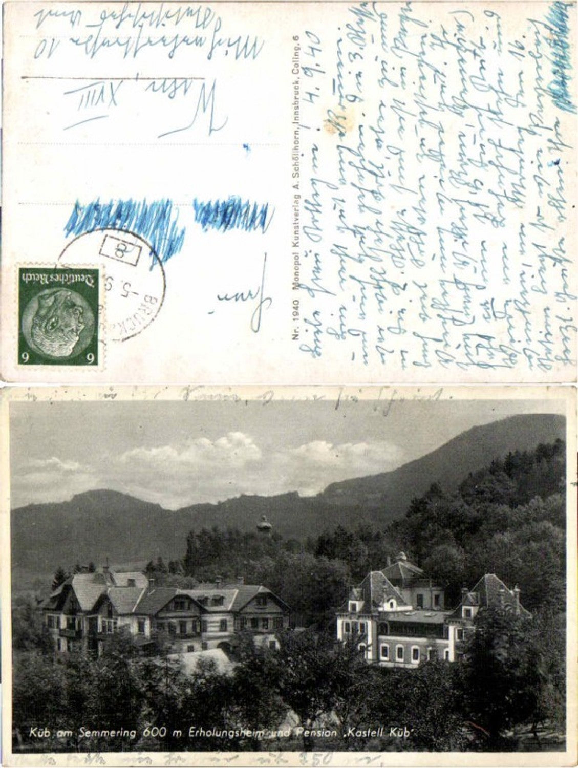 67095,Küb am Semmering Pension Kastell