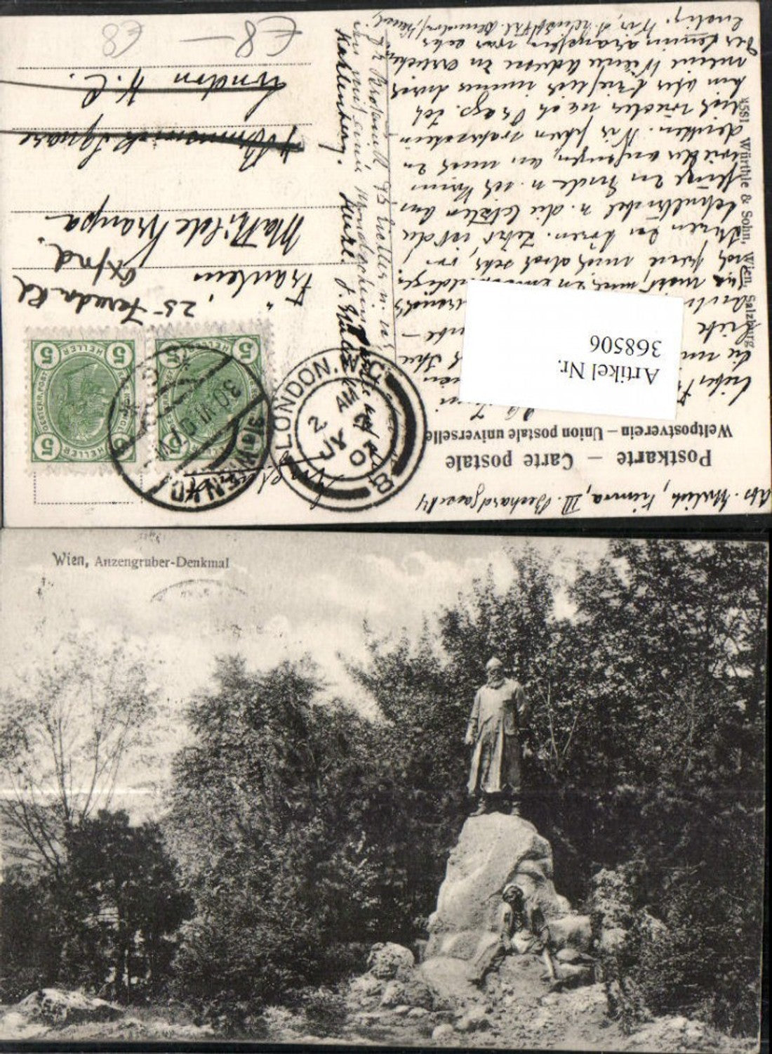 Alte Ansichtskarte – Old Postcard