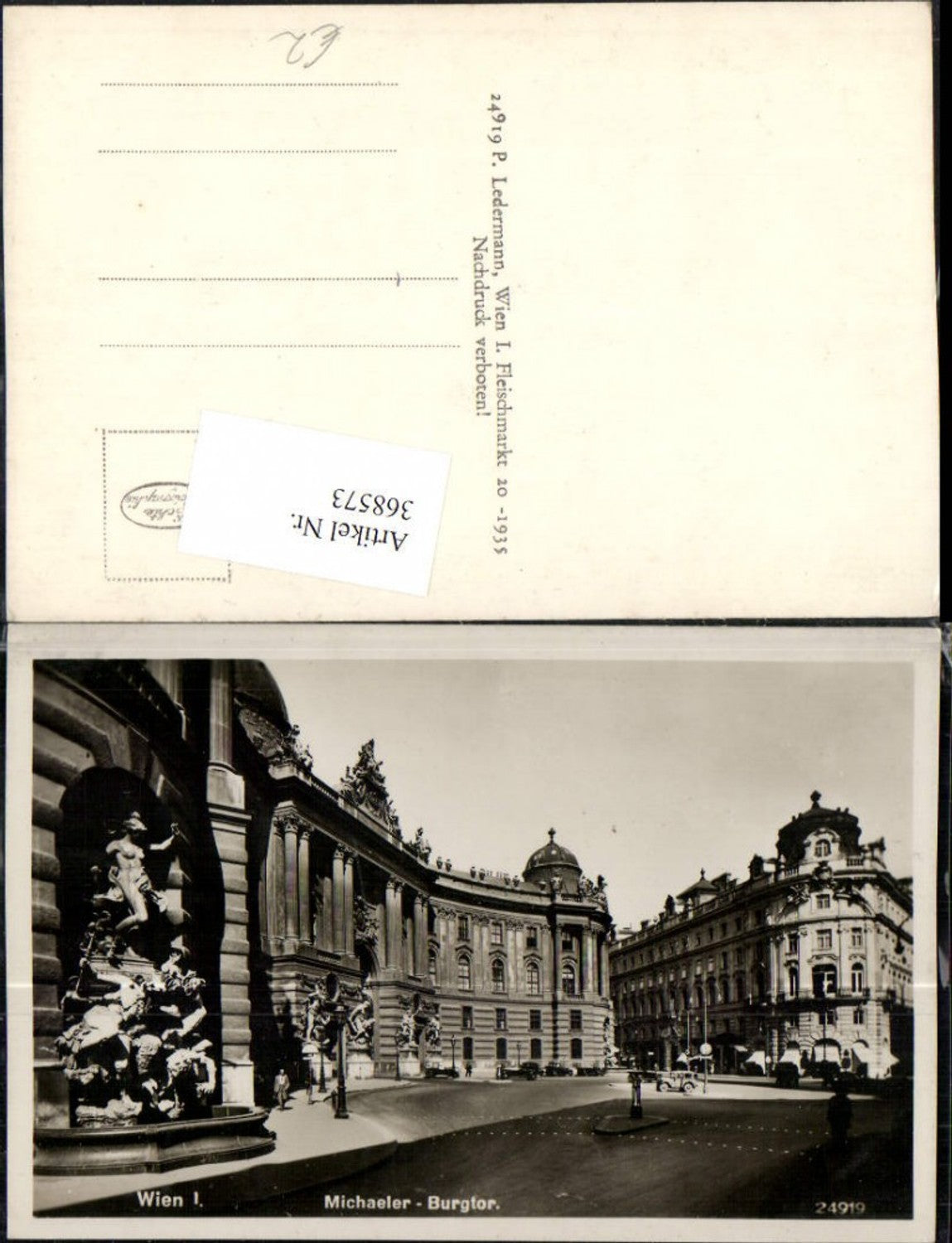 Alte Ansichtskarte – Old Postcard