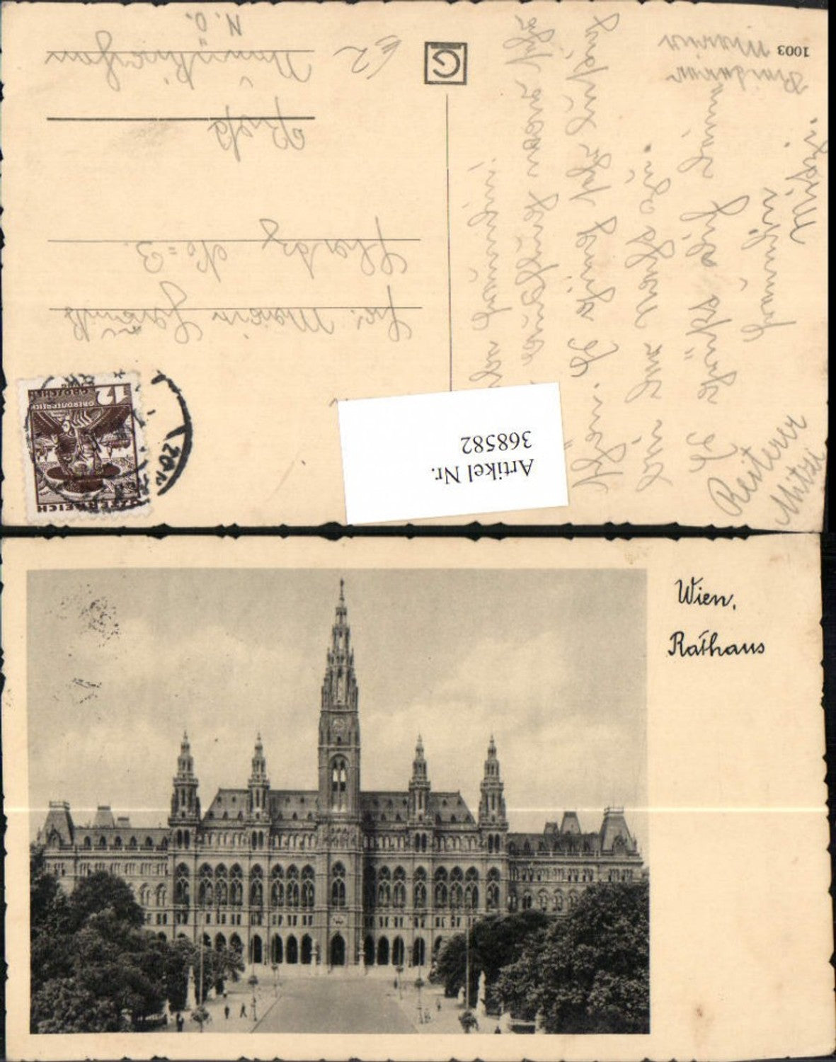 Alte Ansichtskarte – Old Postcard