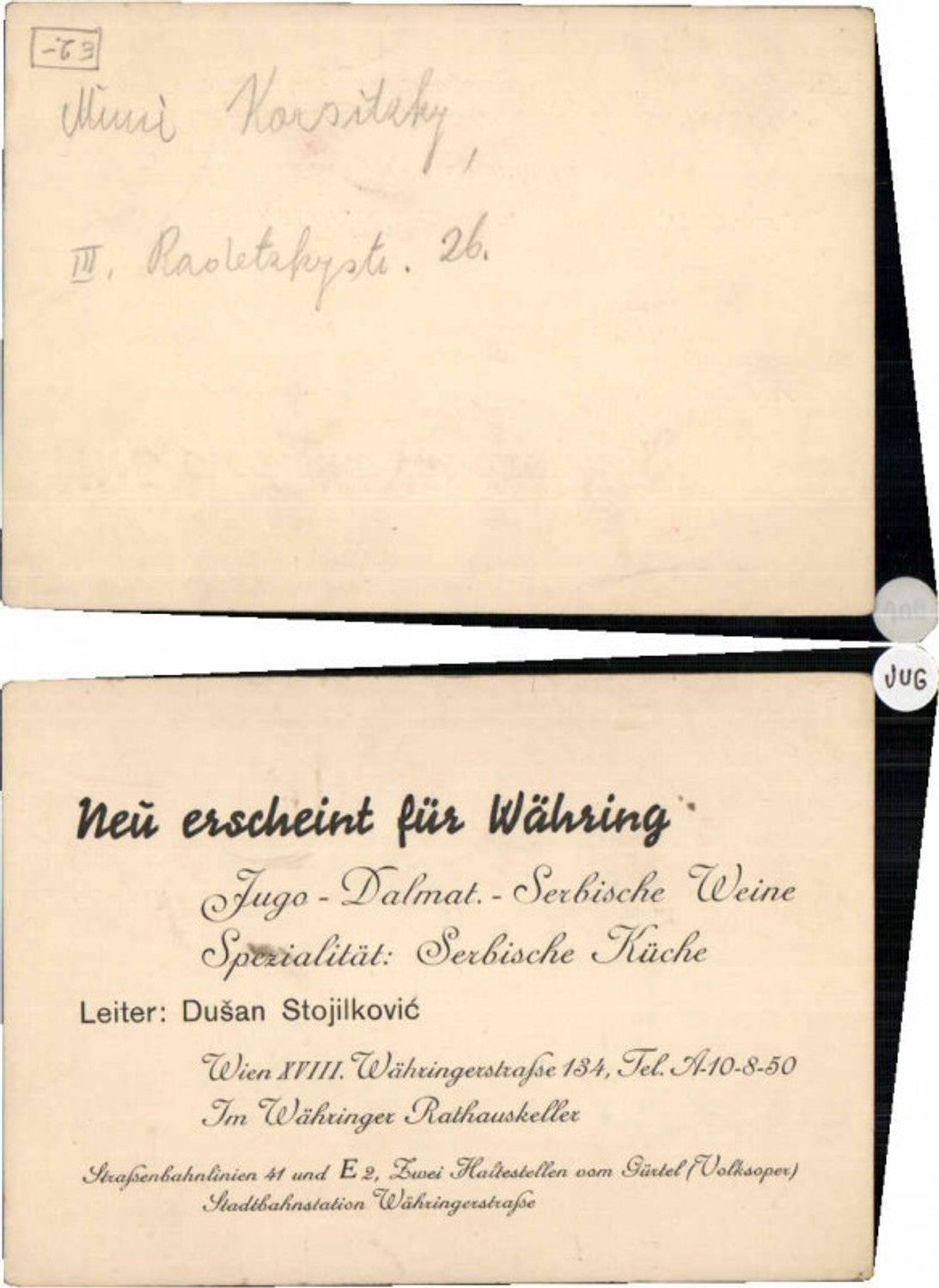 Alte Ansichtskarte – Old Postcard