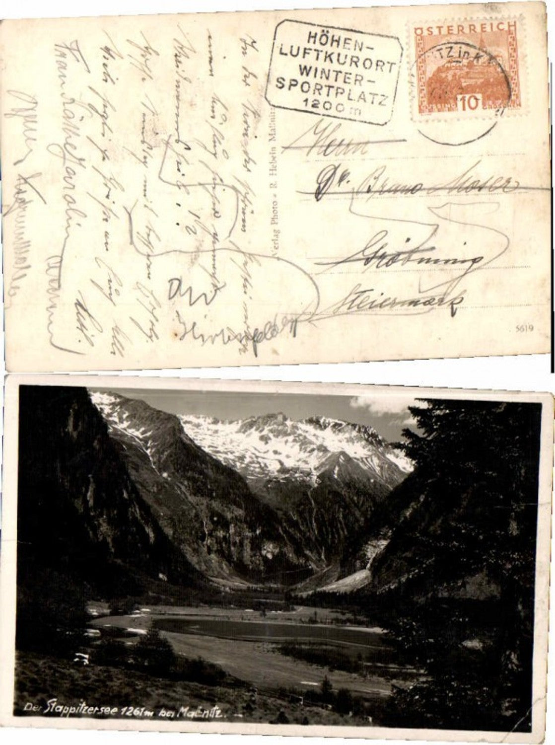 67562,Stappitzersee bei Mallnitz 1925
