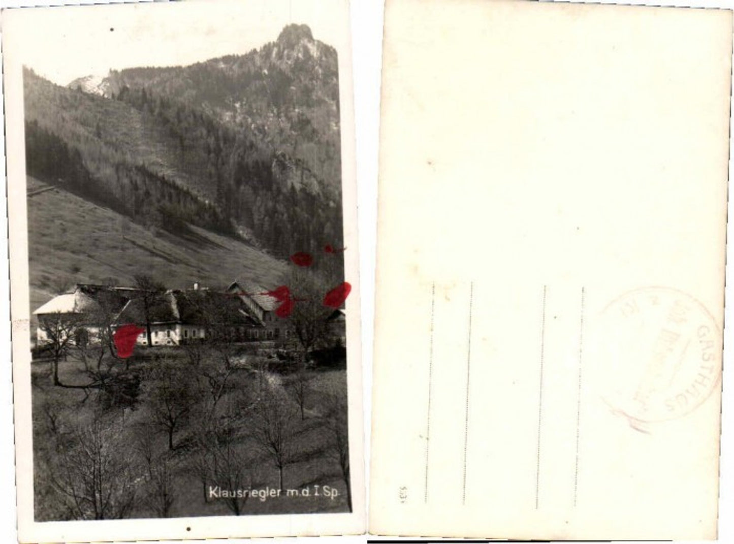67609,Klausriegler Gasthaus bei Ternberg 1930
