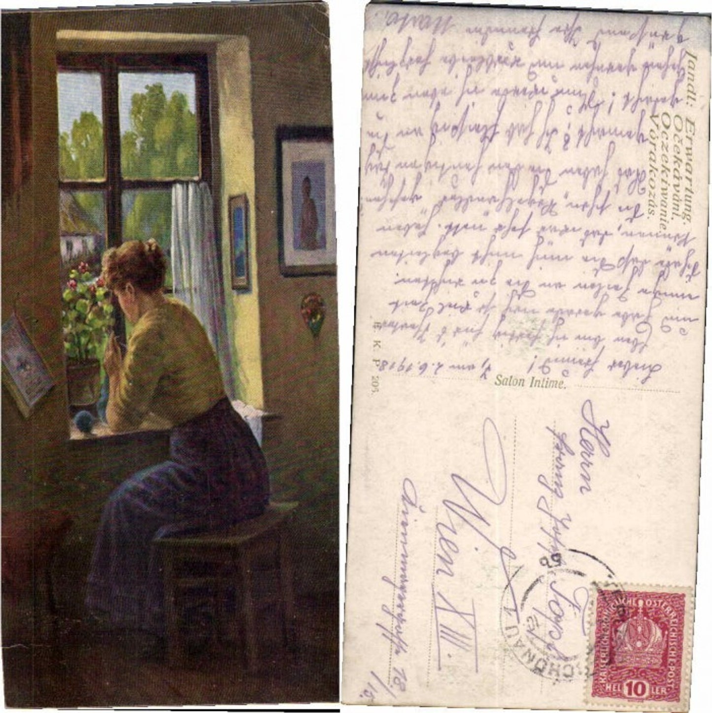68133,Jandl Erwartung Frau am Fenster