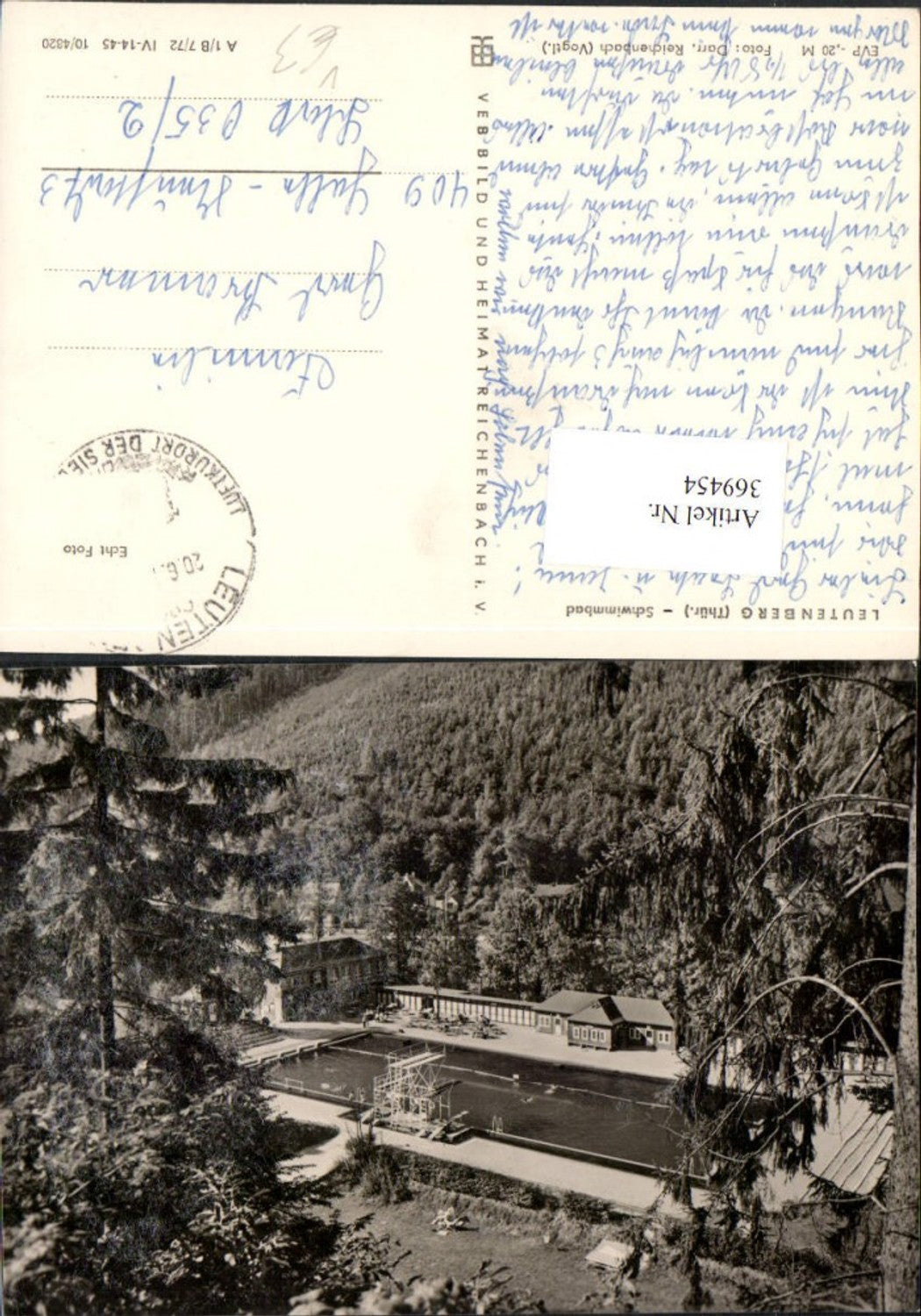 369454, Leutenberg Swimming Pool Outdoor Pool Pub VEB