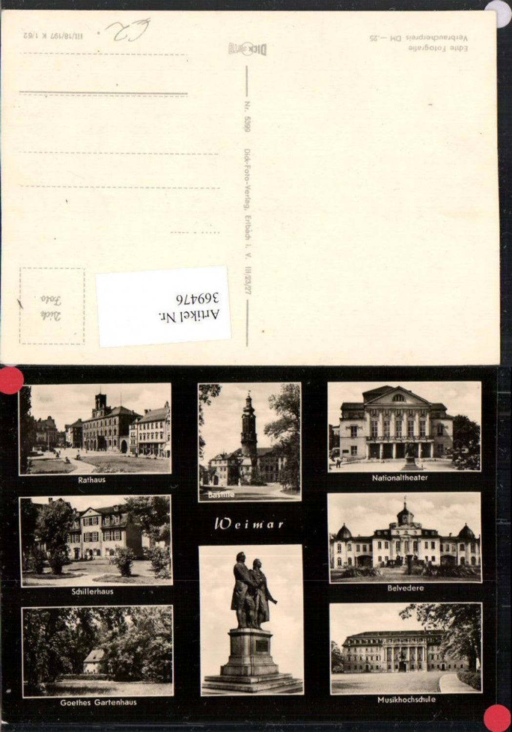 369476, Weimar Town Hall Bastille Belvedere Schiller House Music Academy Multi-image map