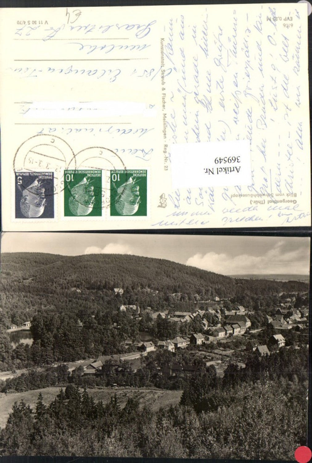 369549,Georgenthal Teilansicht vom Schwabhäuserkopf