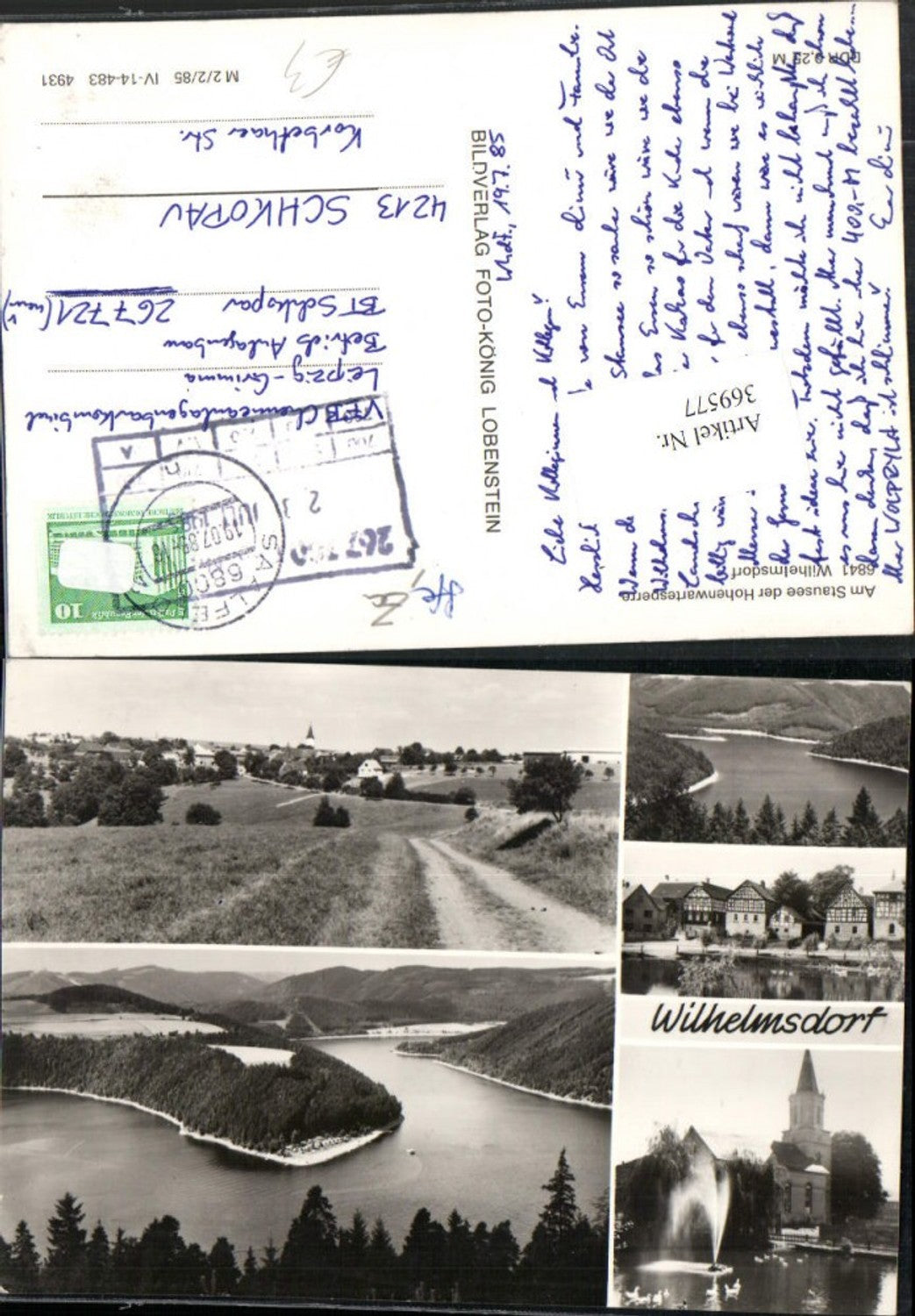 369577, Wilhelmsdorf Total Church Hohenwarte Reservoir near Hohenwarte
