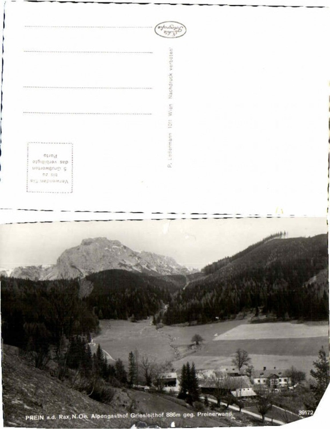 68336,Prein a.d. Rax Gasthaus Griesleitenhof