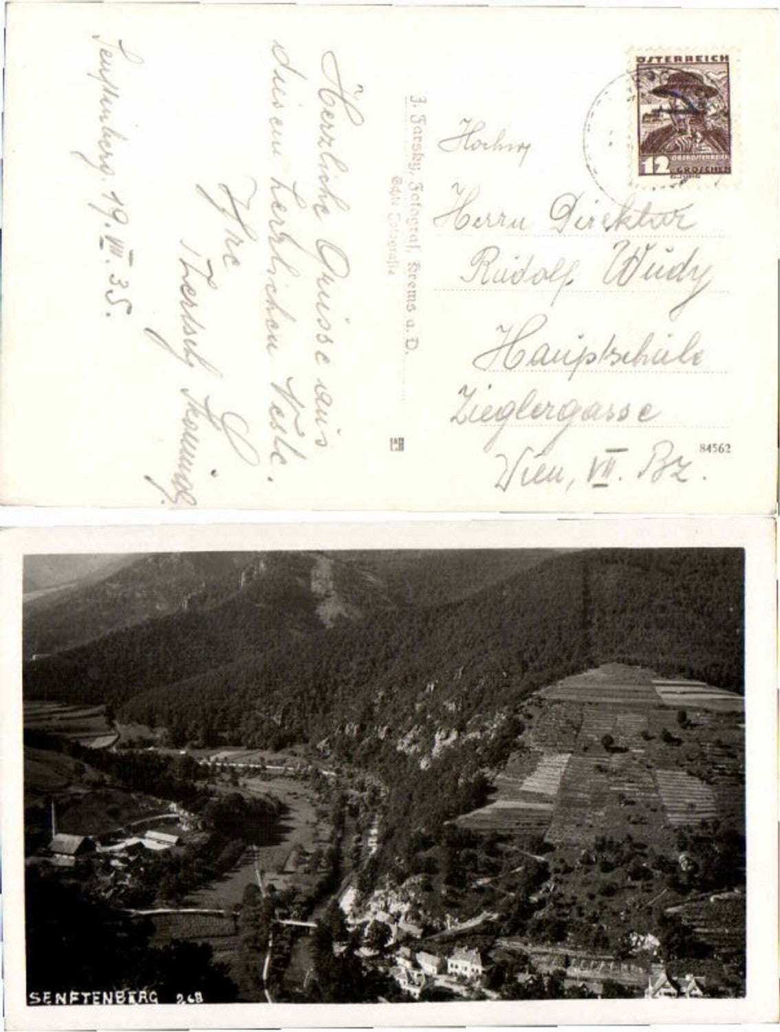 68374,Senftenberg bei Krems Imbach 1935