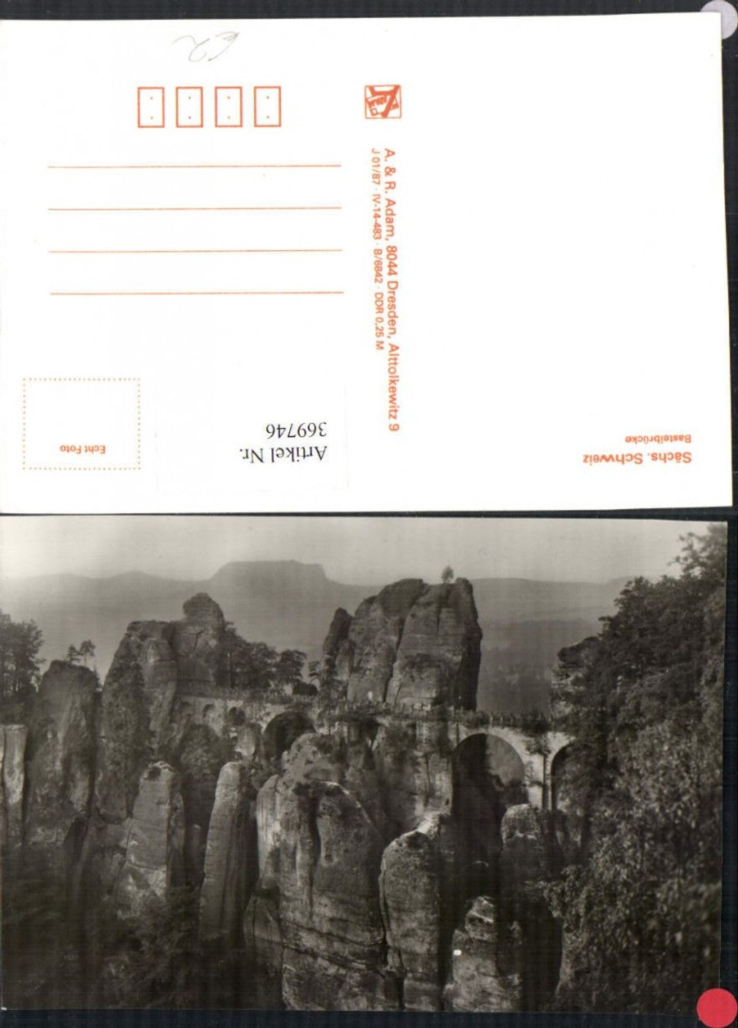 369746,Sächsische Schweiz Bastei-Brücke b. Rathen Felsen