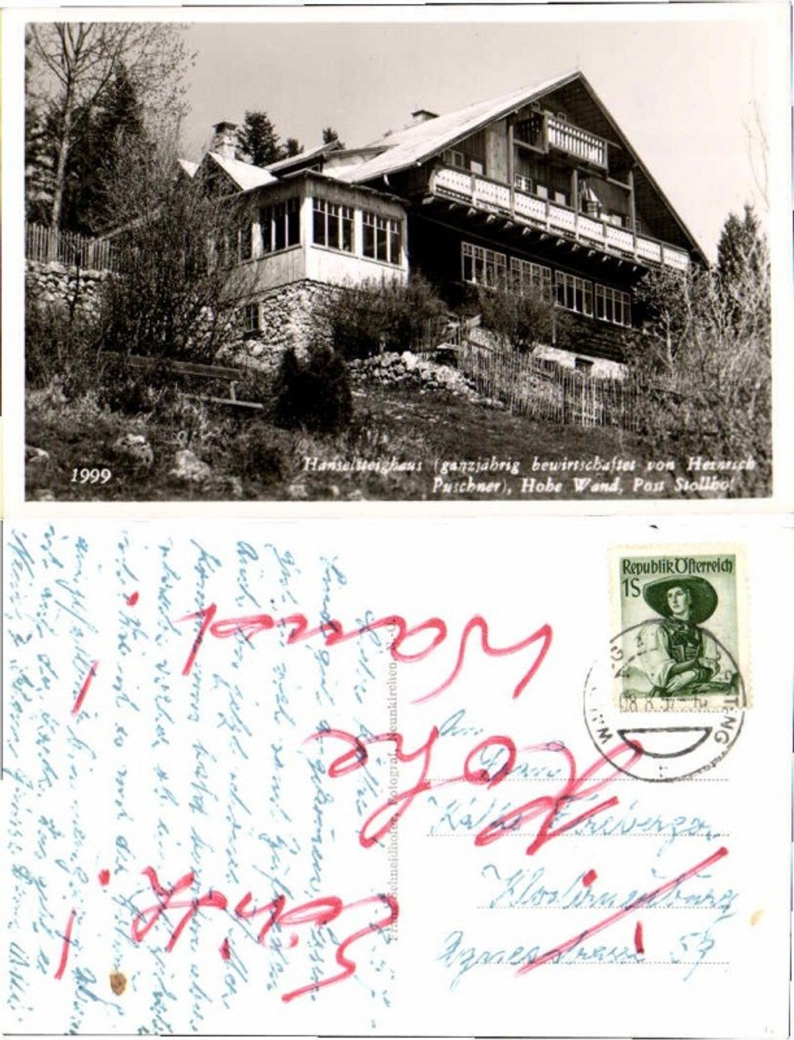 68434,Hanselsteighaus b. Hohe Wand Stollhof